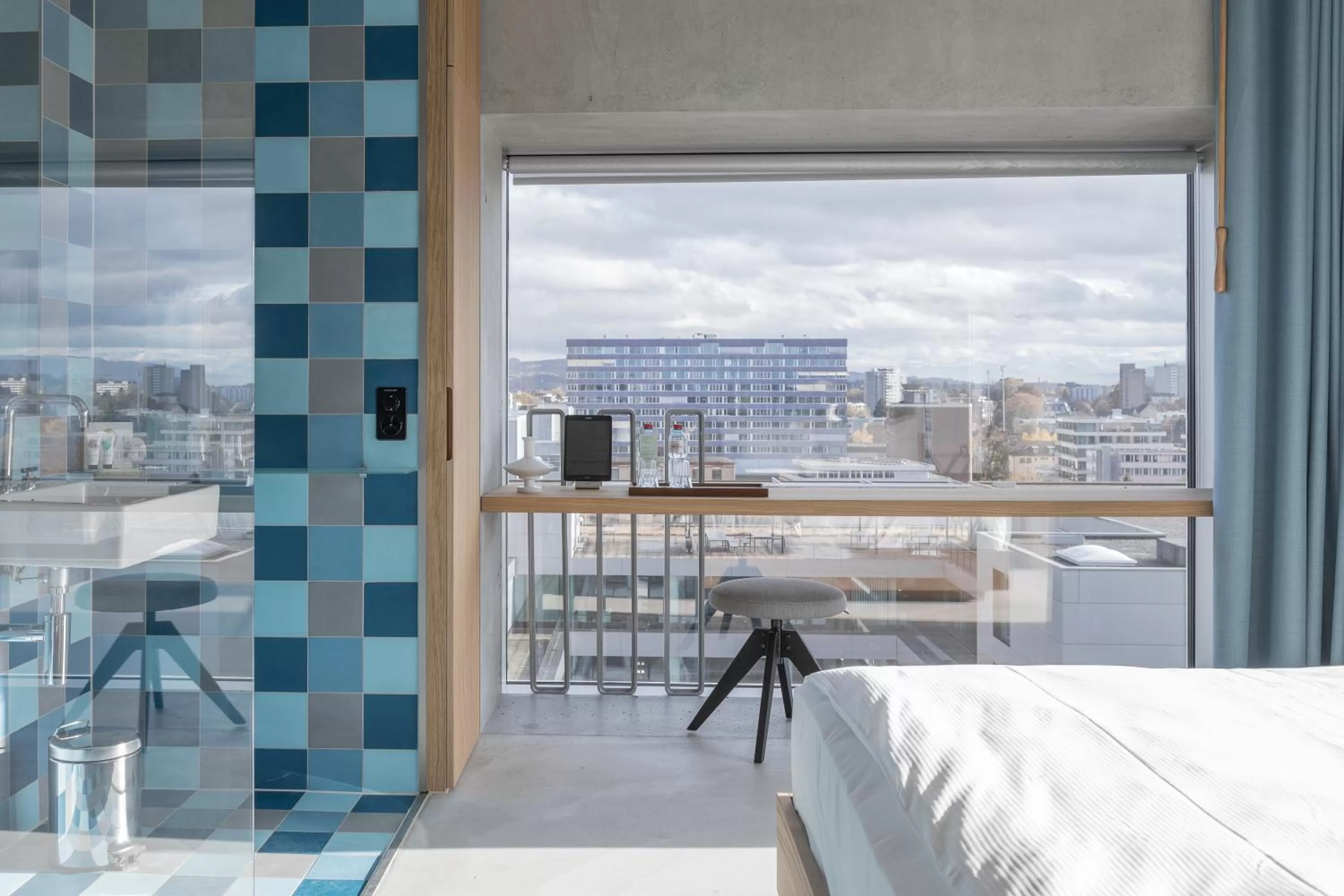 City view in Placid Hotel Design & Lifestyle Zurich