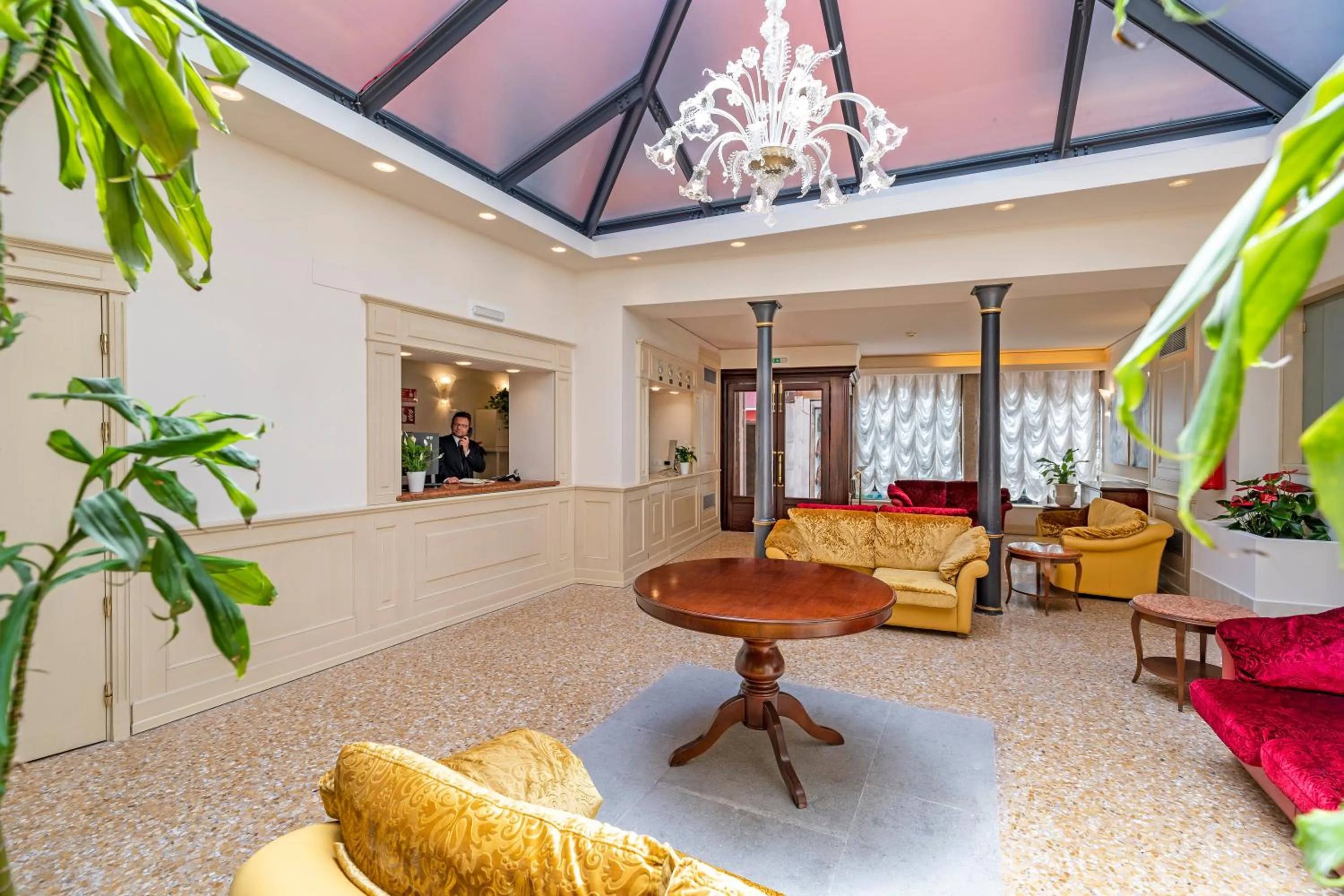 Lobby or reception in Hotel Bella Venezia