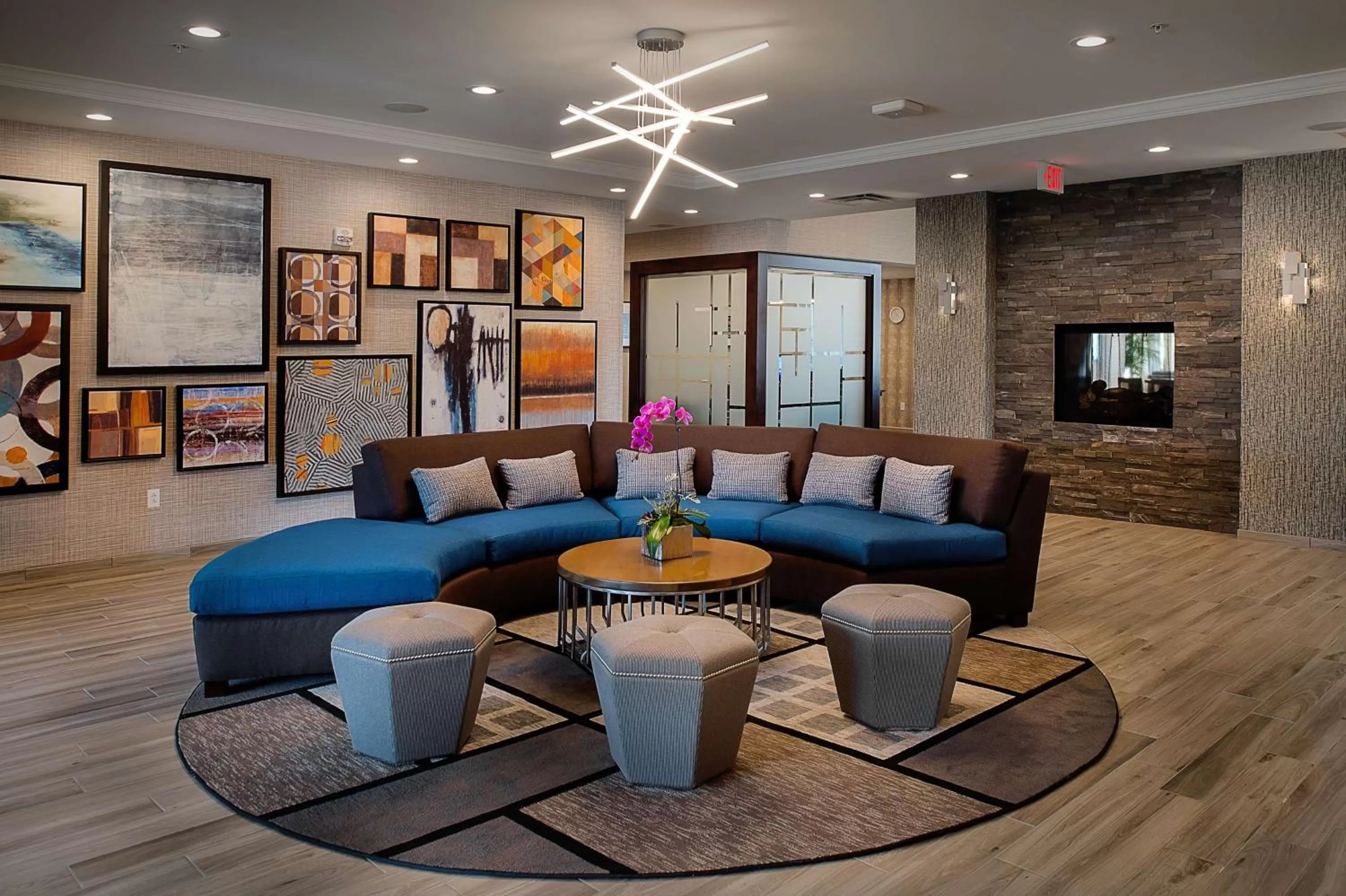 Lobby or reception in Homewood Suites by Hilton St. Louis Westport