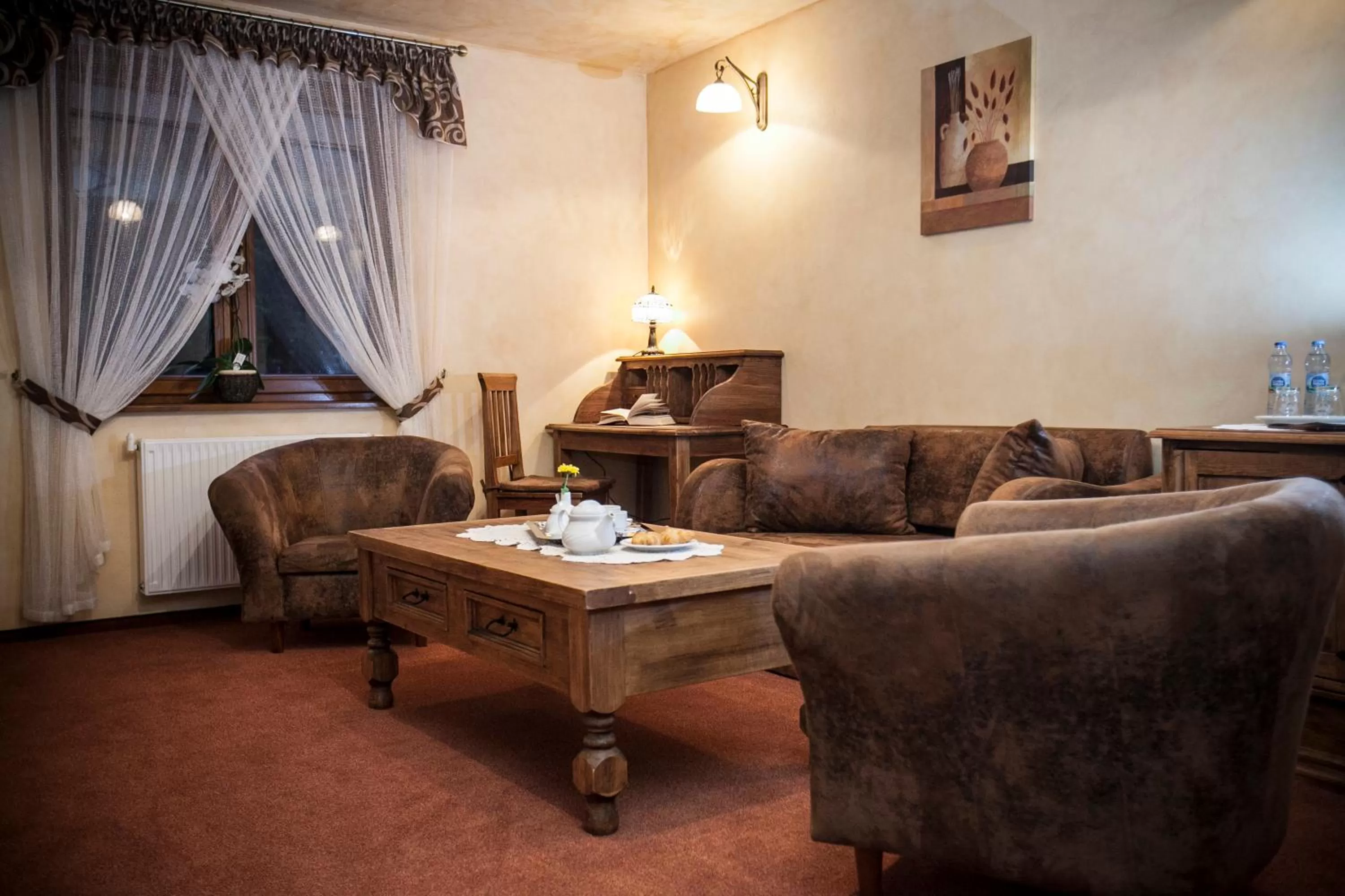 Living room in Hotel Dwór Karolówka