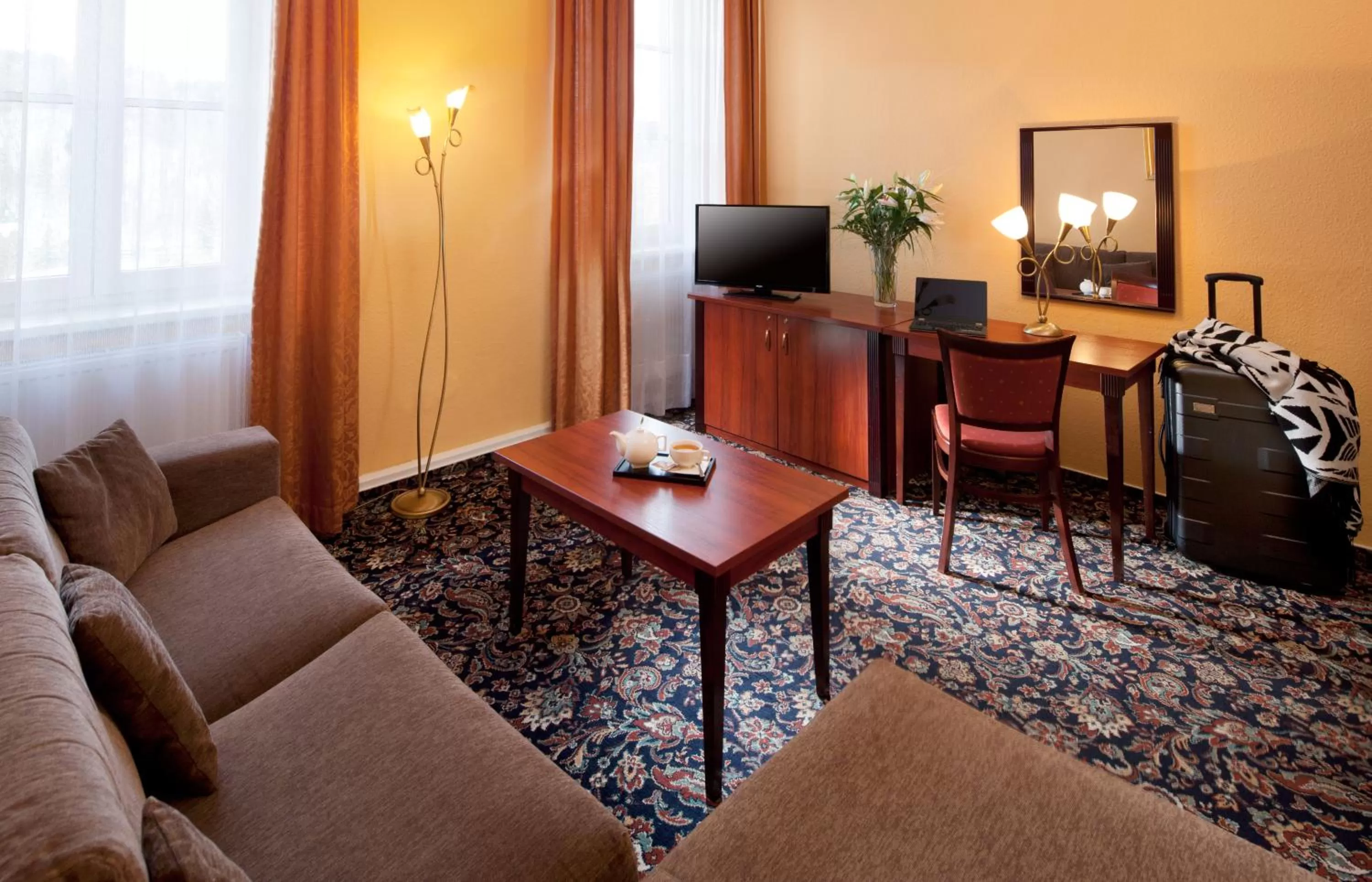 Living room in Chateau Monty Spa Resort