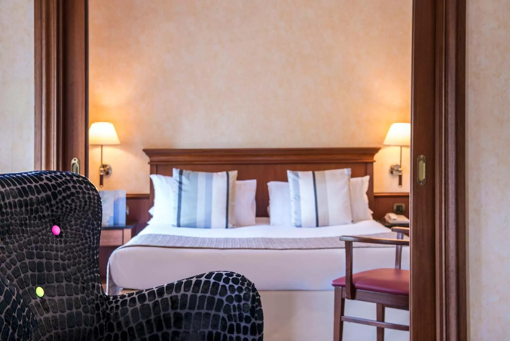 Bedroom, Bed in Hôtel West End Promenade