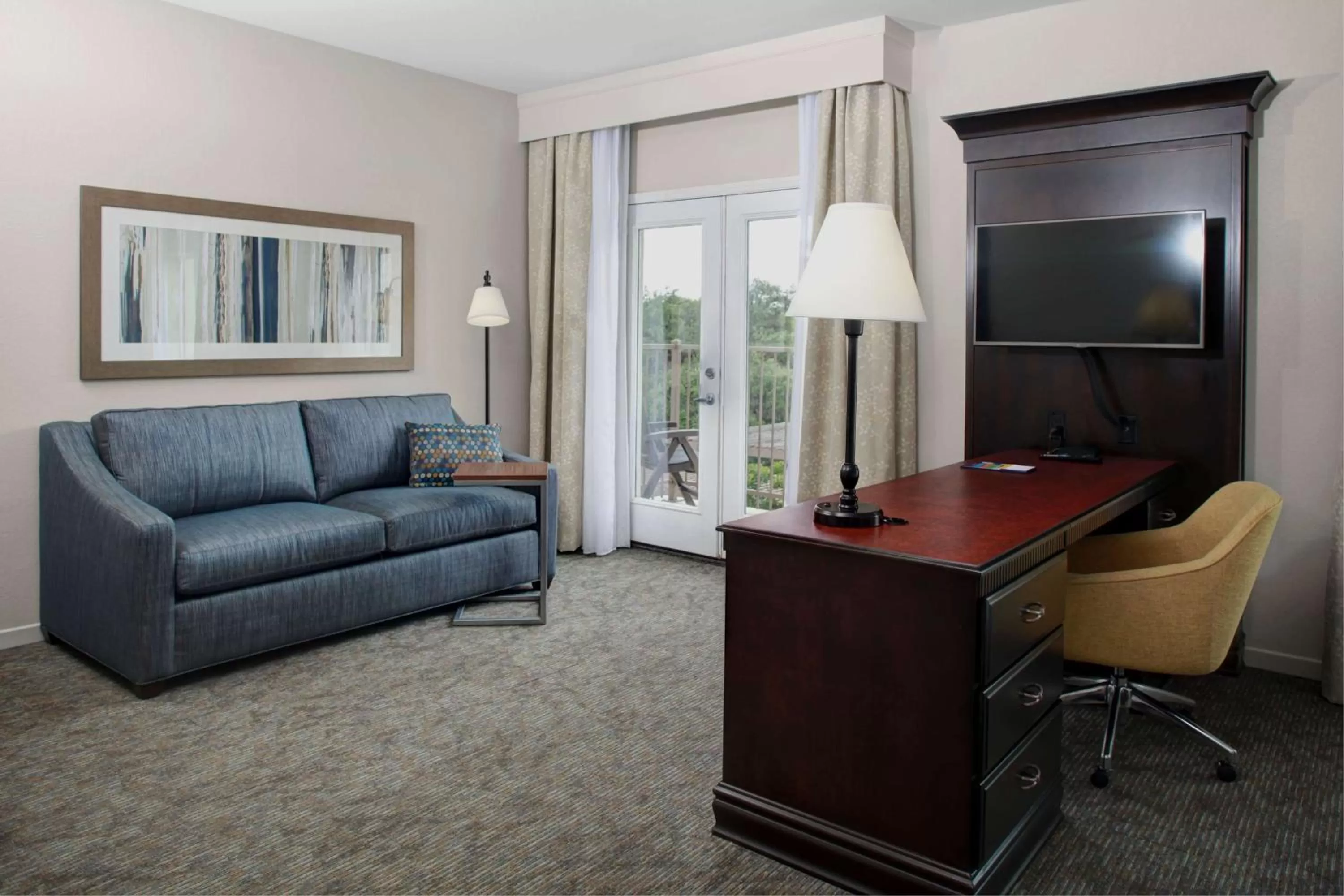 King Suite with Balcony and Sofa Bed - Non-Smoking in Hampton Inn & Suites Boerne