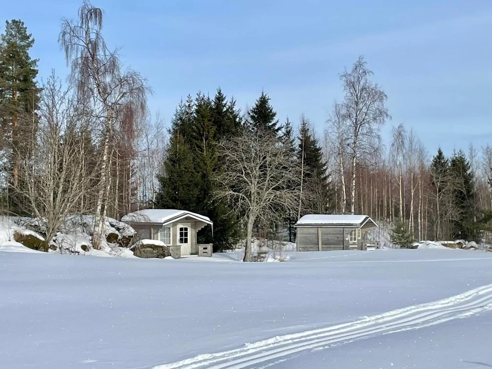 Winter in Lamminmäen Juhla ja Peti