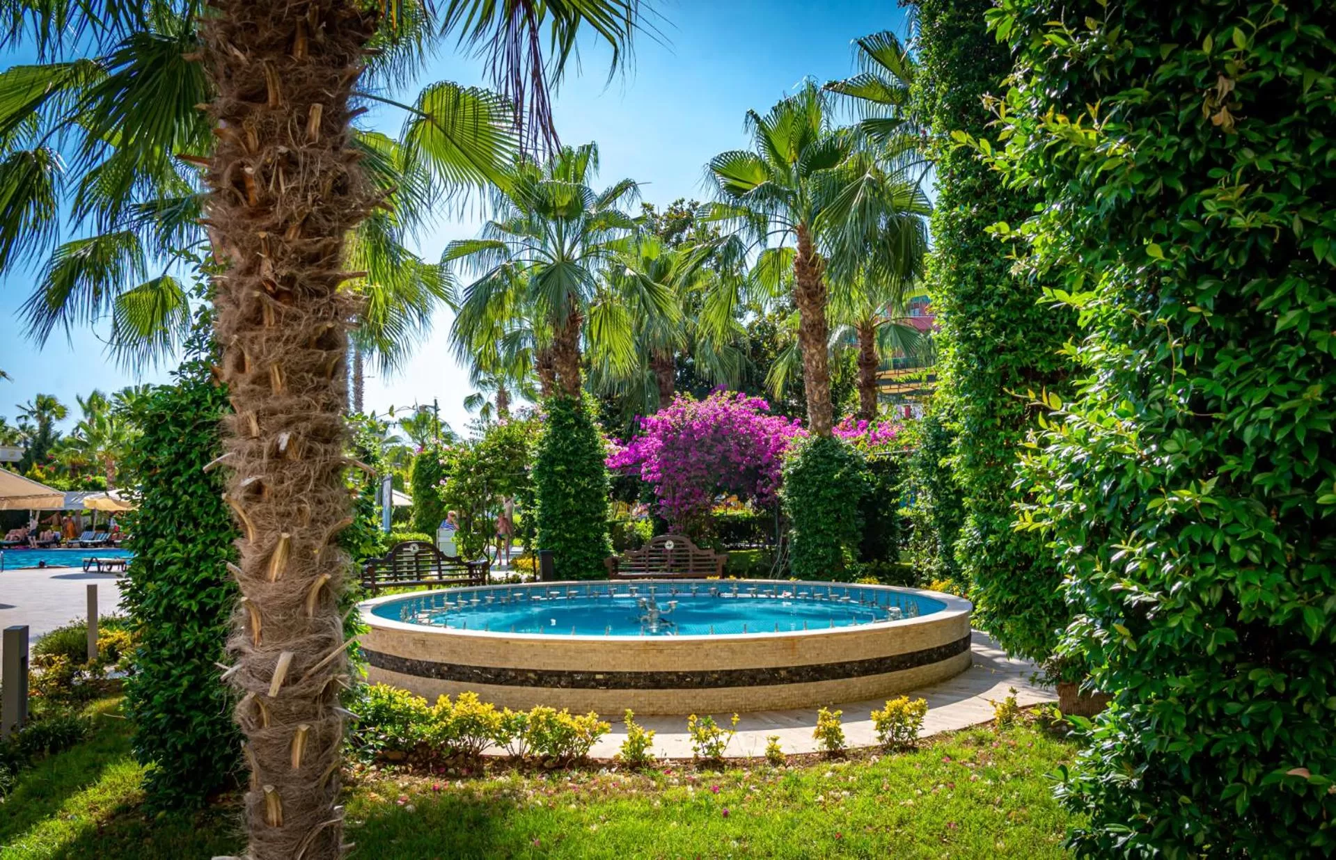 Garden in Mukarnas Spa & Resort Hotel