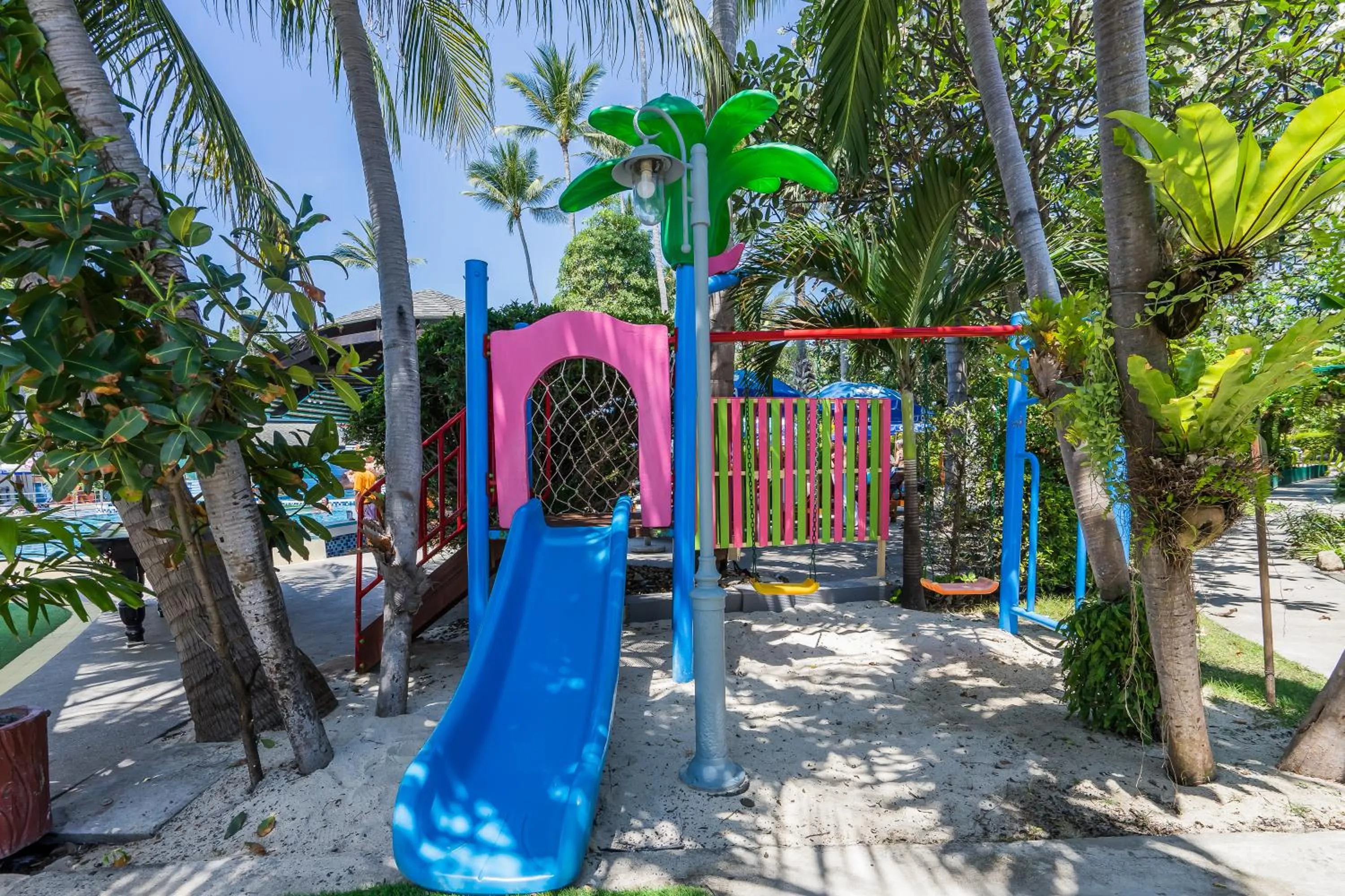 Children play ground in Chaba Cabana Beach Resort