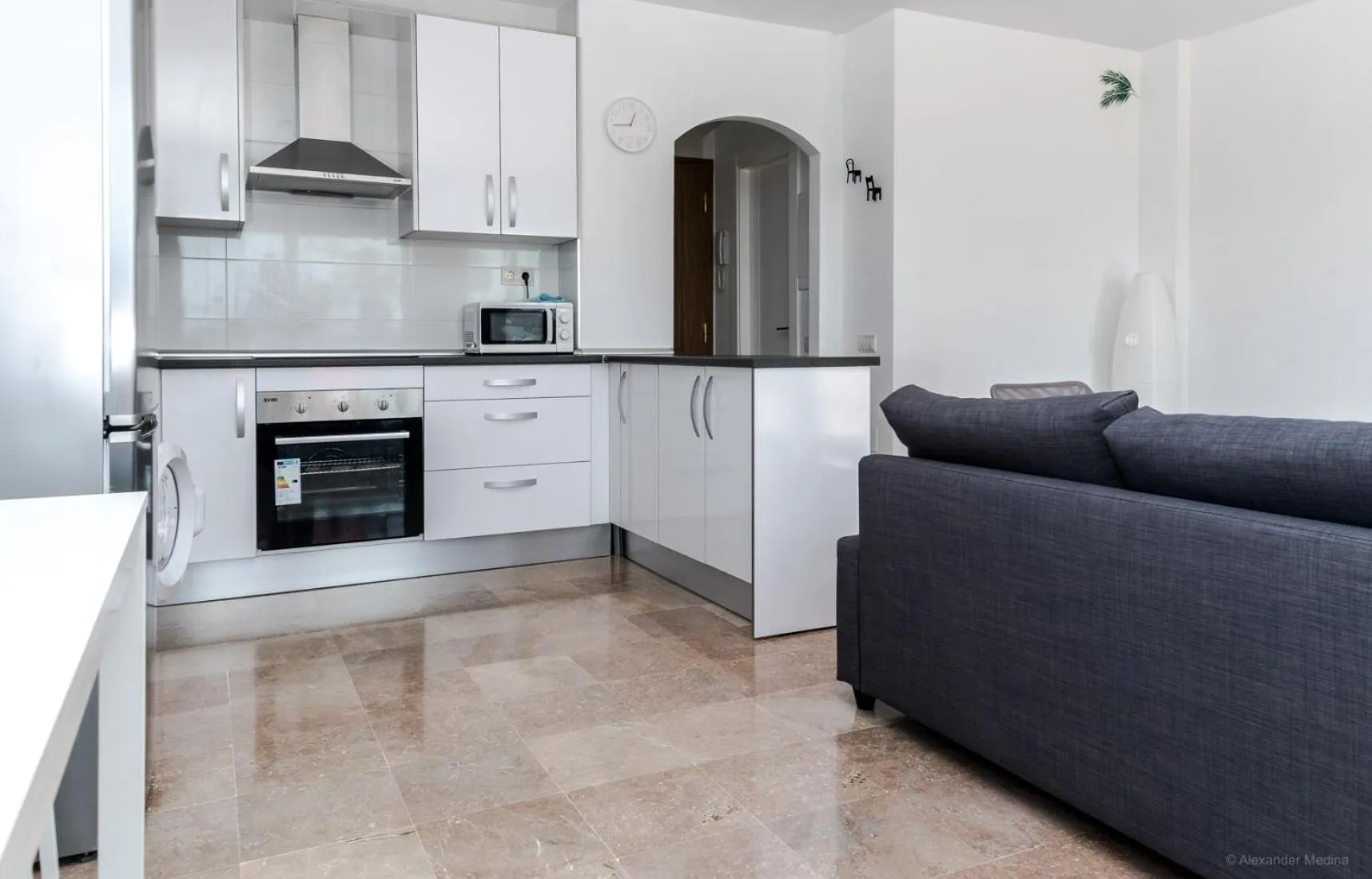 Kitchen or kitchenette in Roquetas Beach and Playa Serena Golf Village