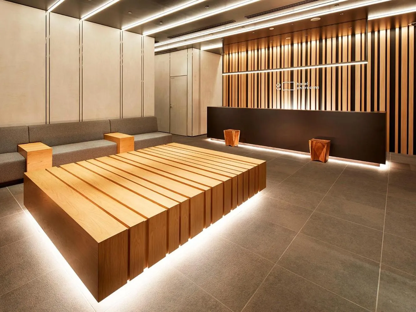 Lobby or reception in hotel androoms Shin-Osaka