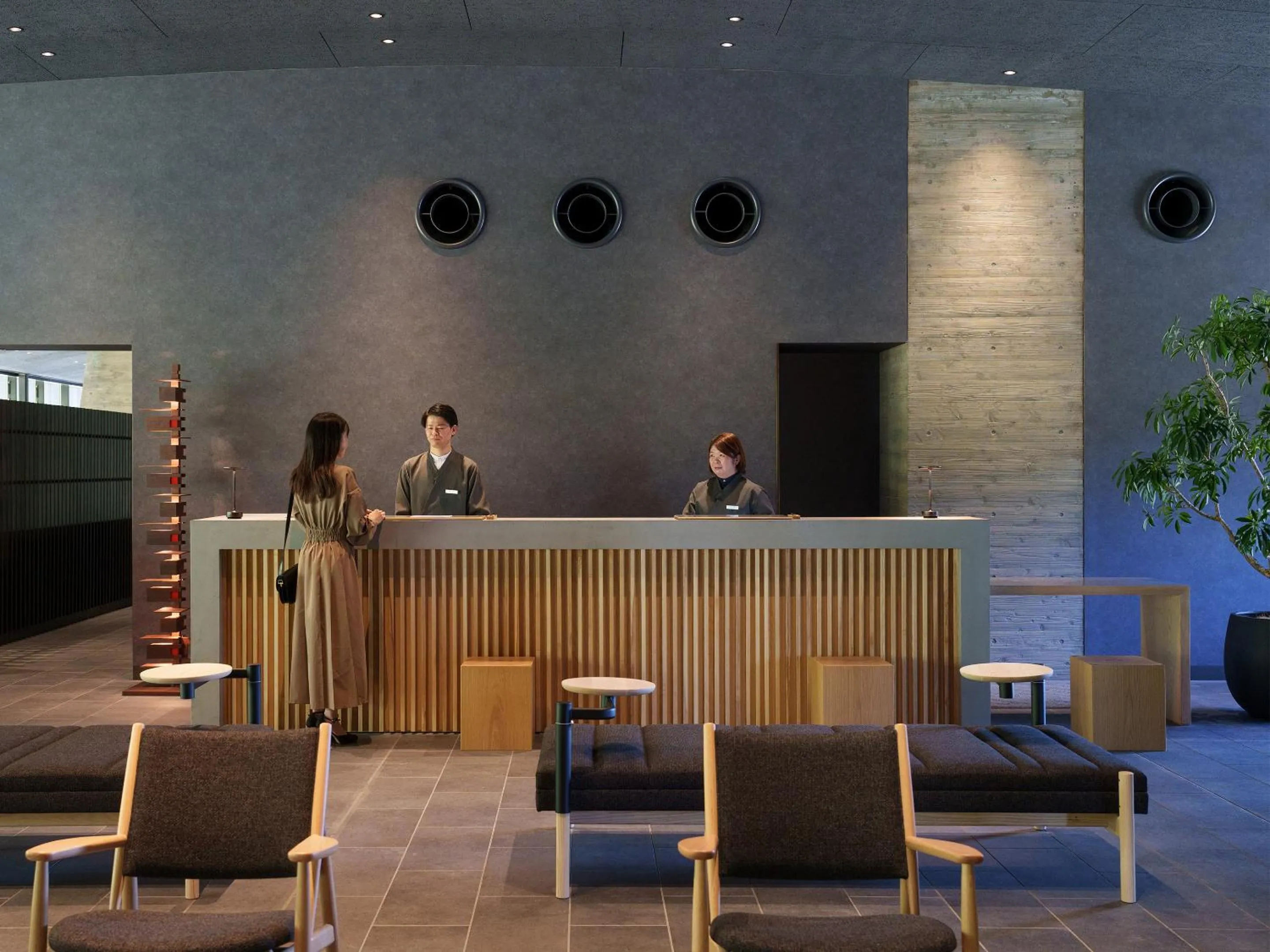 Lobby or reception in Unzen Miyazaki Ryokan