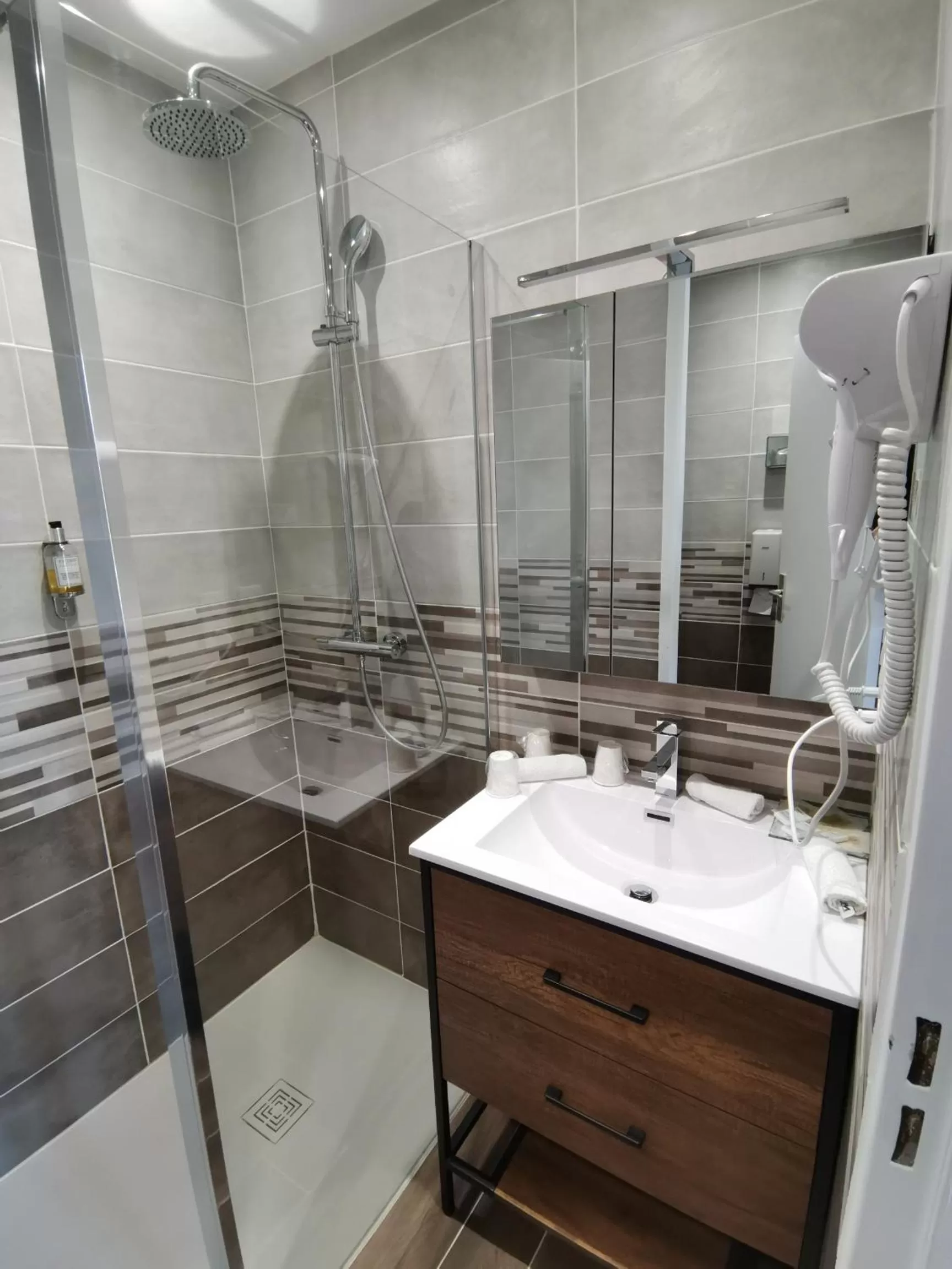 Property building in Logis Hotel Le Cerf