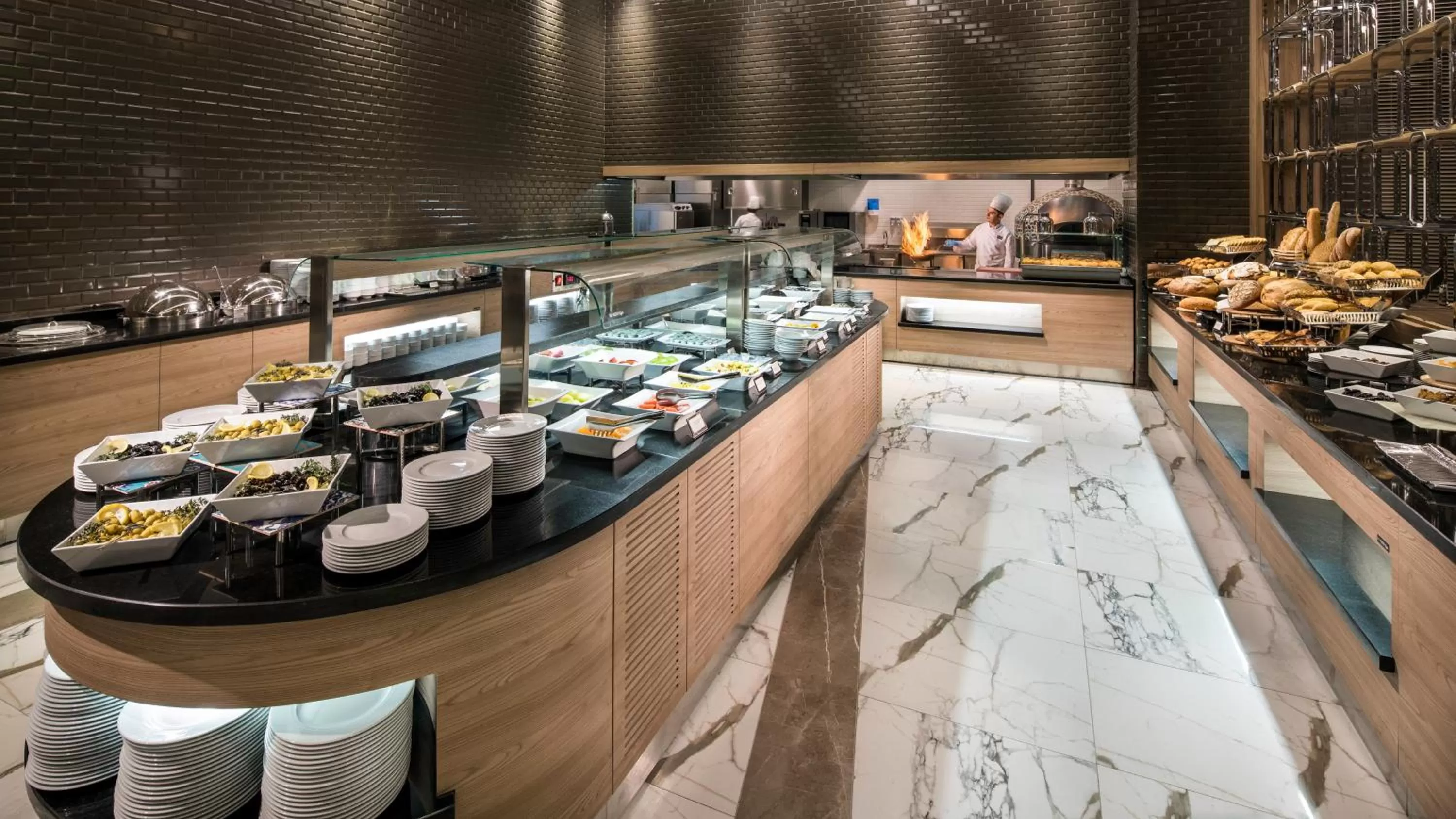 Buffet breakfast in Lionel Hotel Istanbul