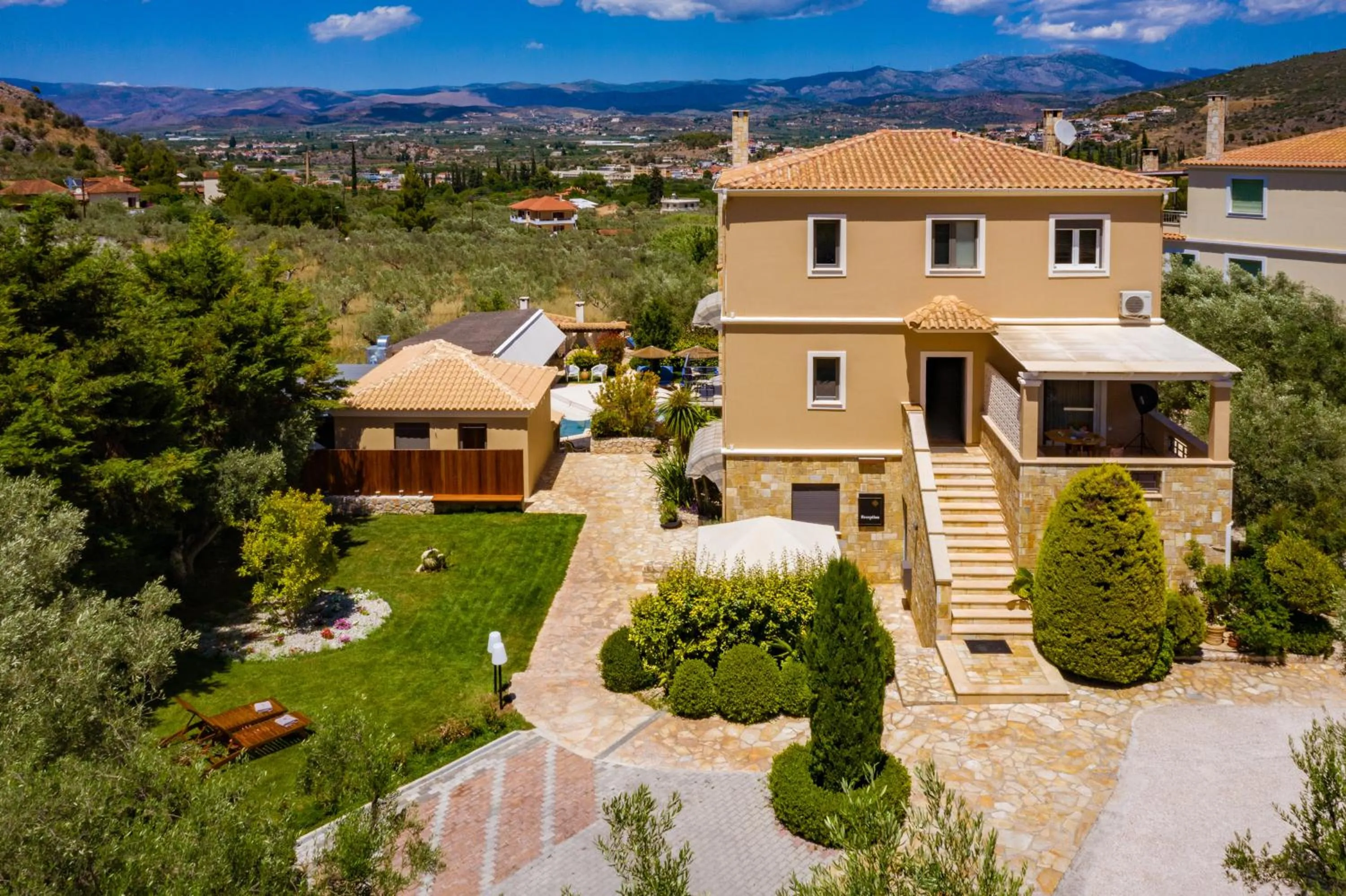 Property building in Anthemion Suites and Villas