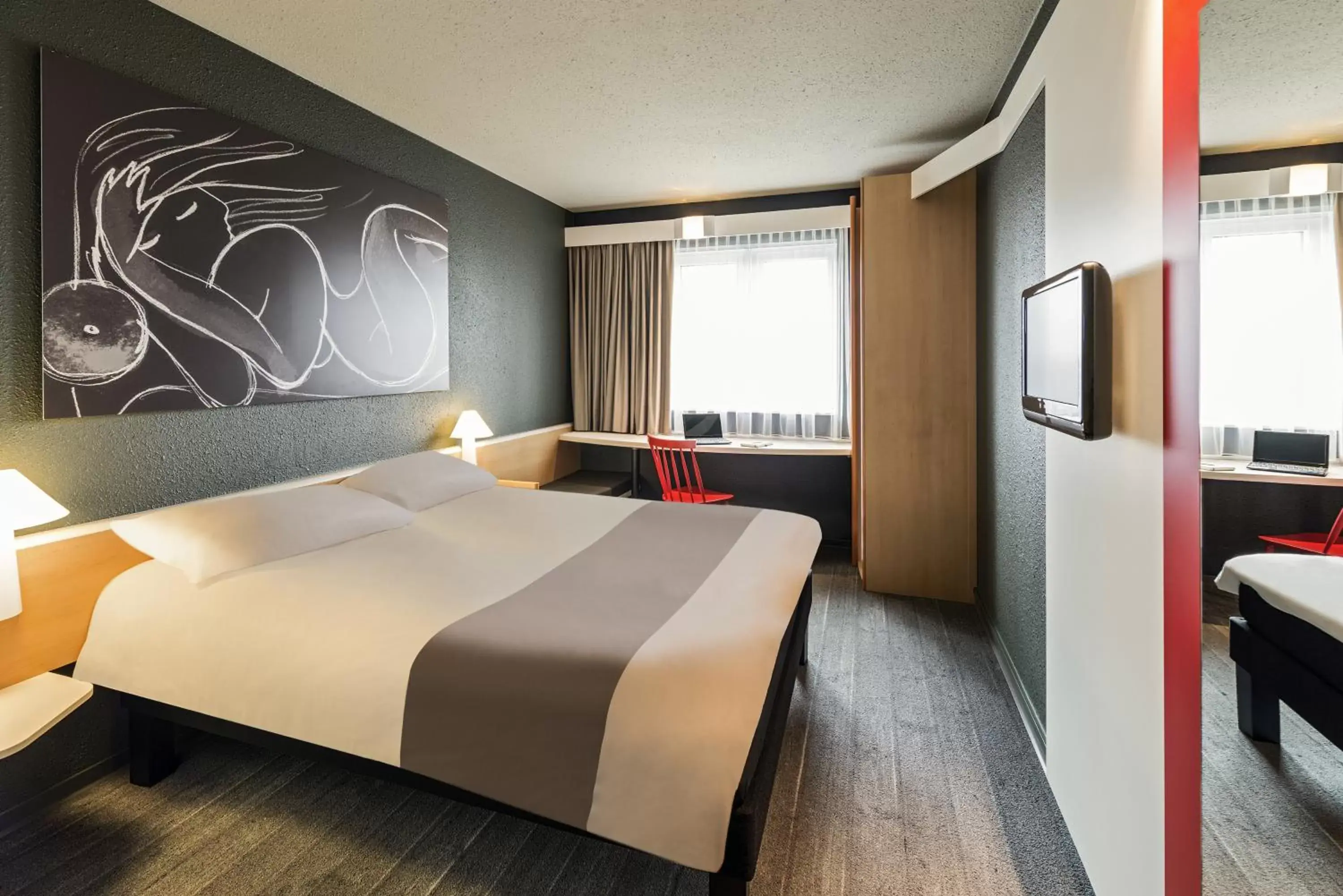 Standard Double Room in ibis München Parkstadt Schwabing Standard Double Room in ibis München Parkstadt Schwabing