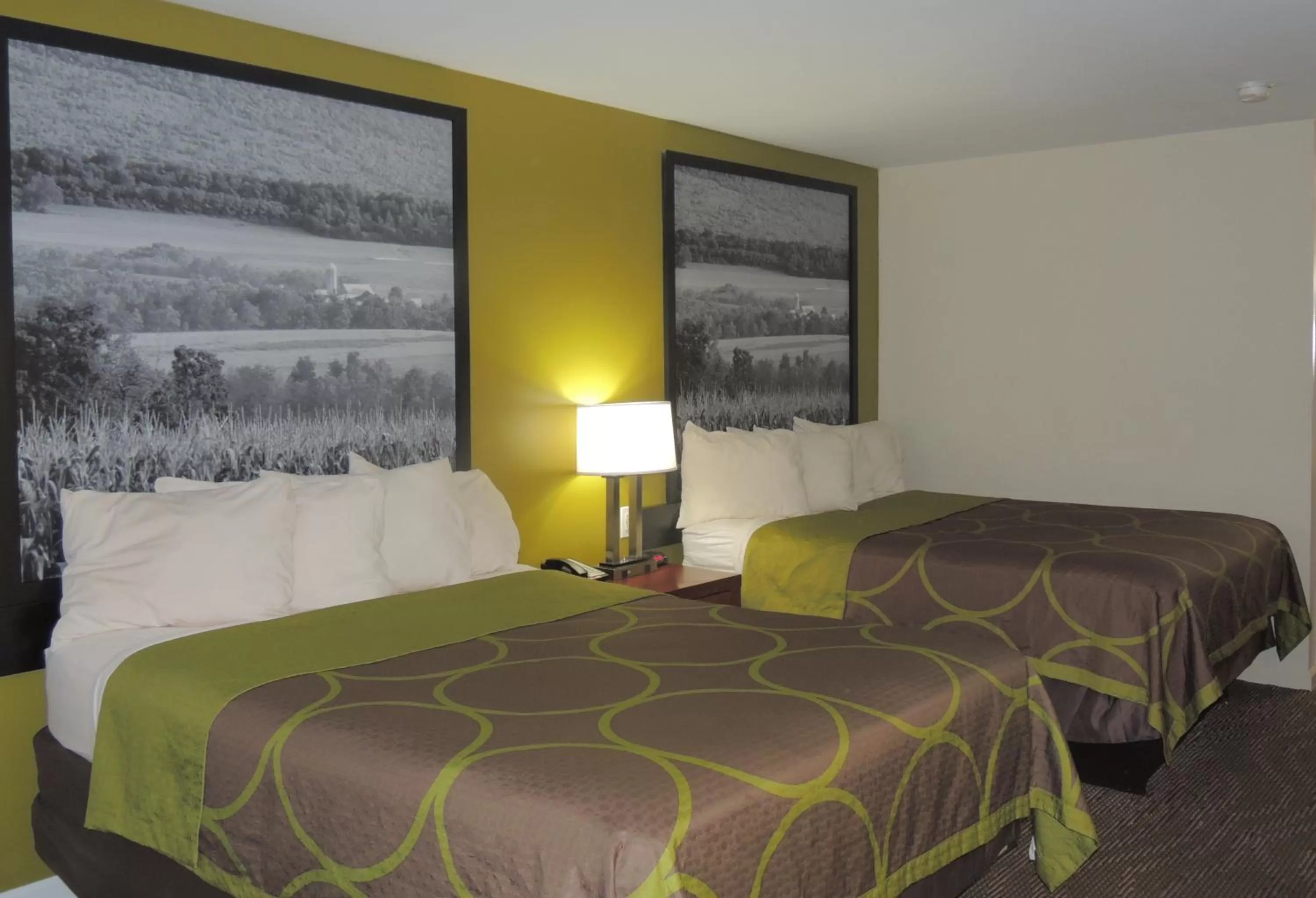 Bed in Super 8 by Wyndham Mifflinville Near Bloomsburg