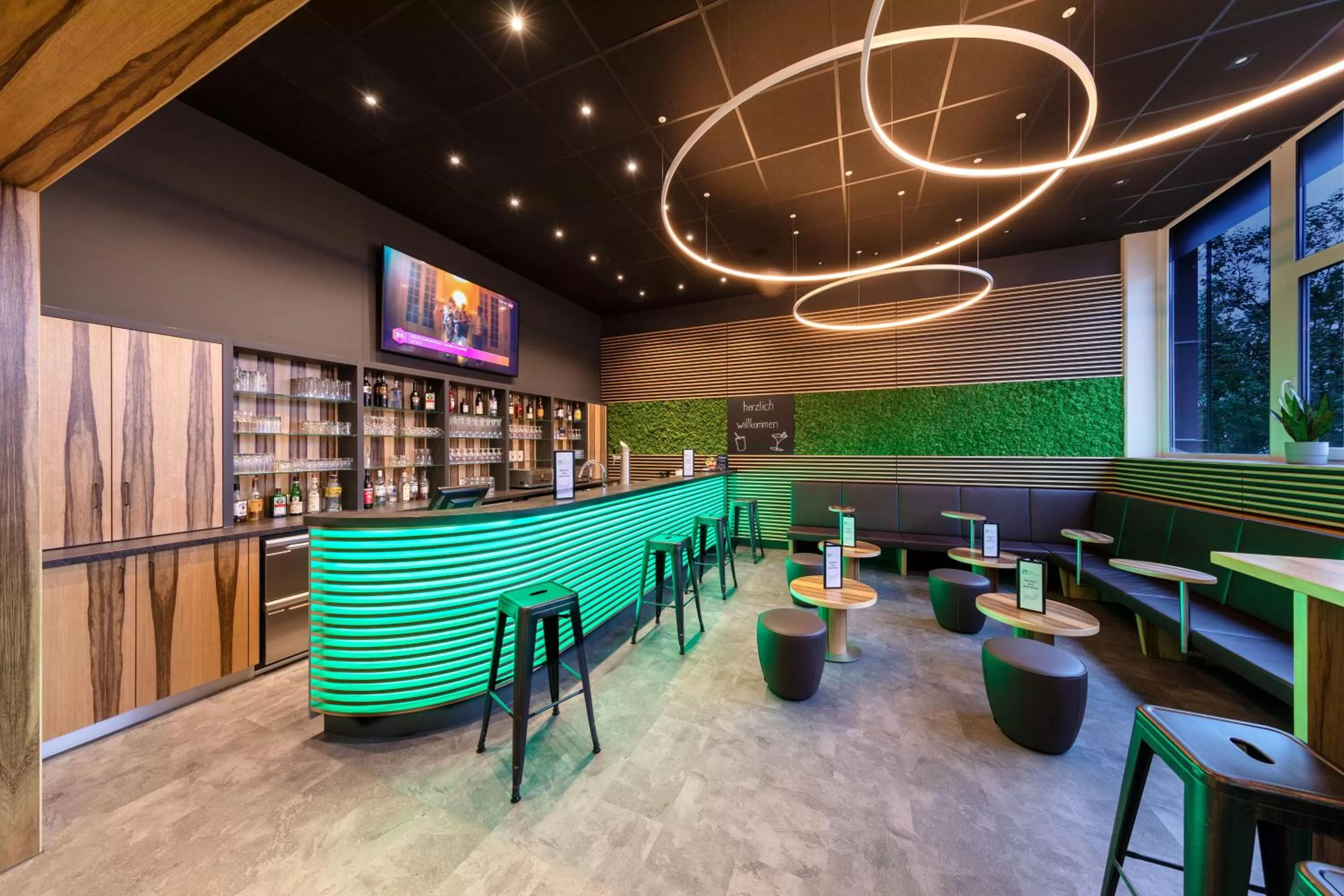 Lounge or bar in AMH Airport-Messe-Hotel Stuttgart