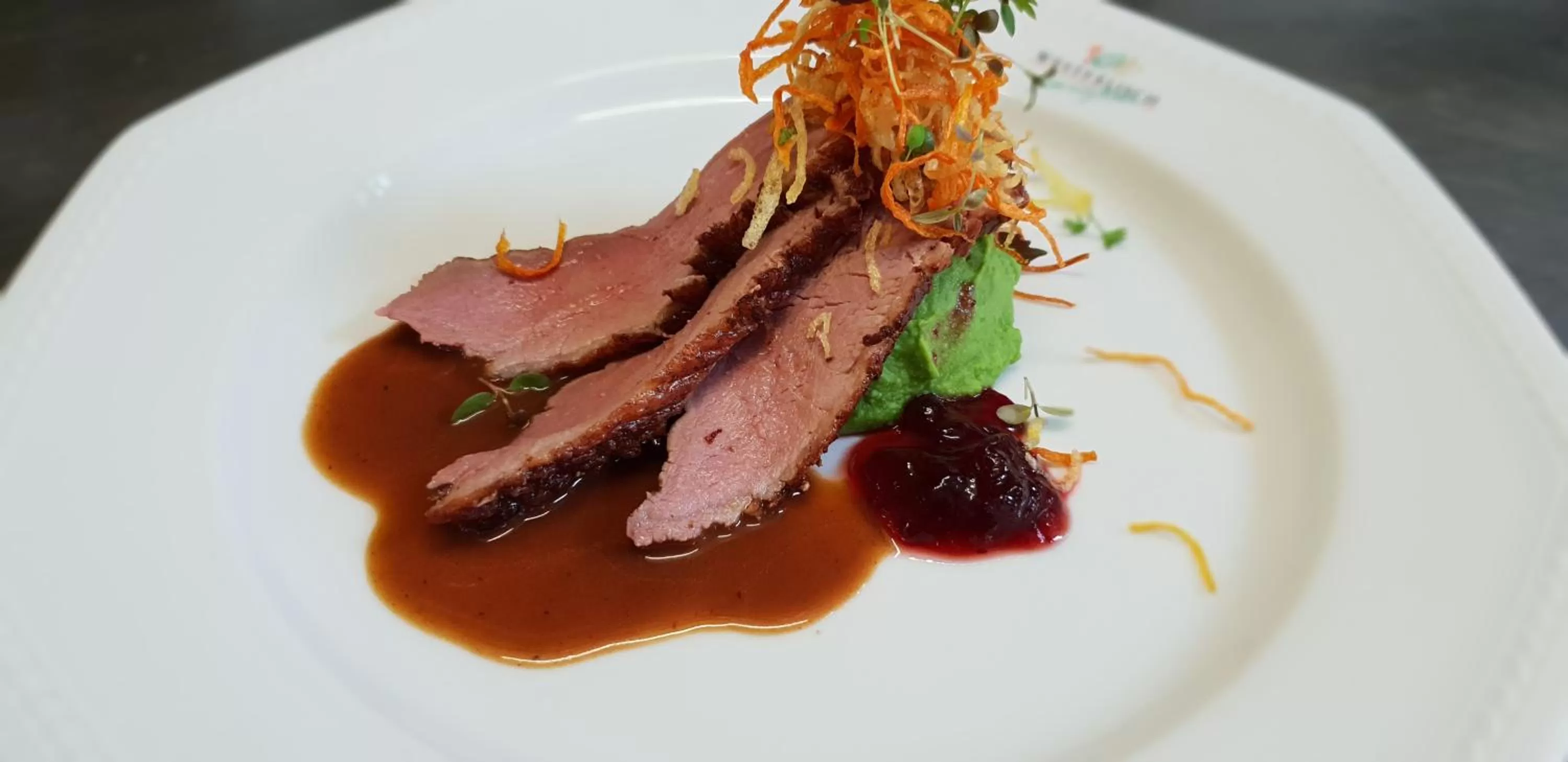 Food close-up in Hotel Restaurant Verst