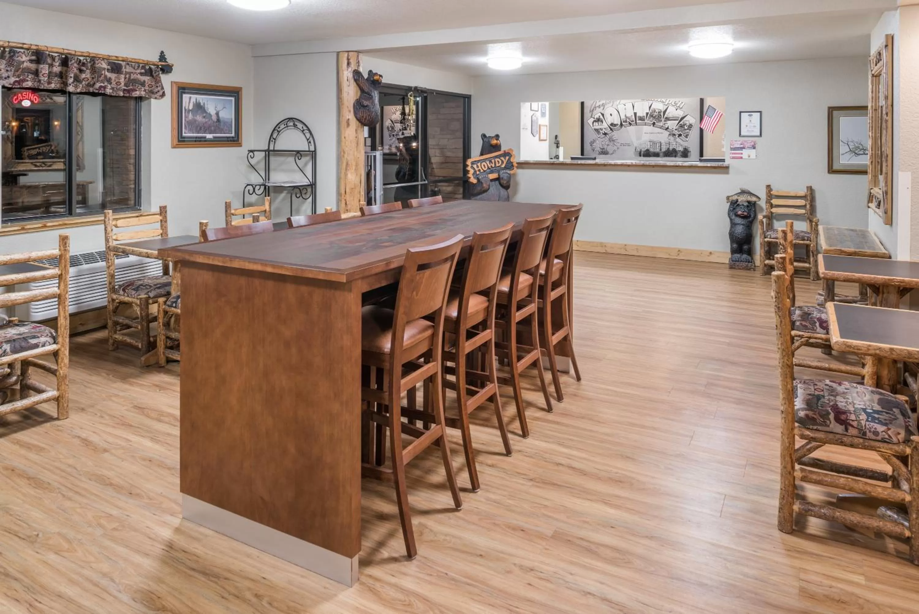 Lobby or reception in Super 8 by Wyndham Kalispell Glacier National Park