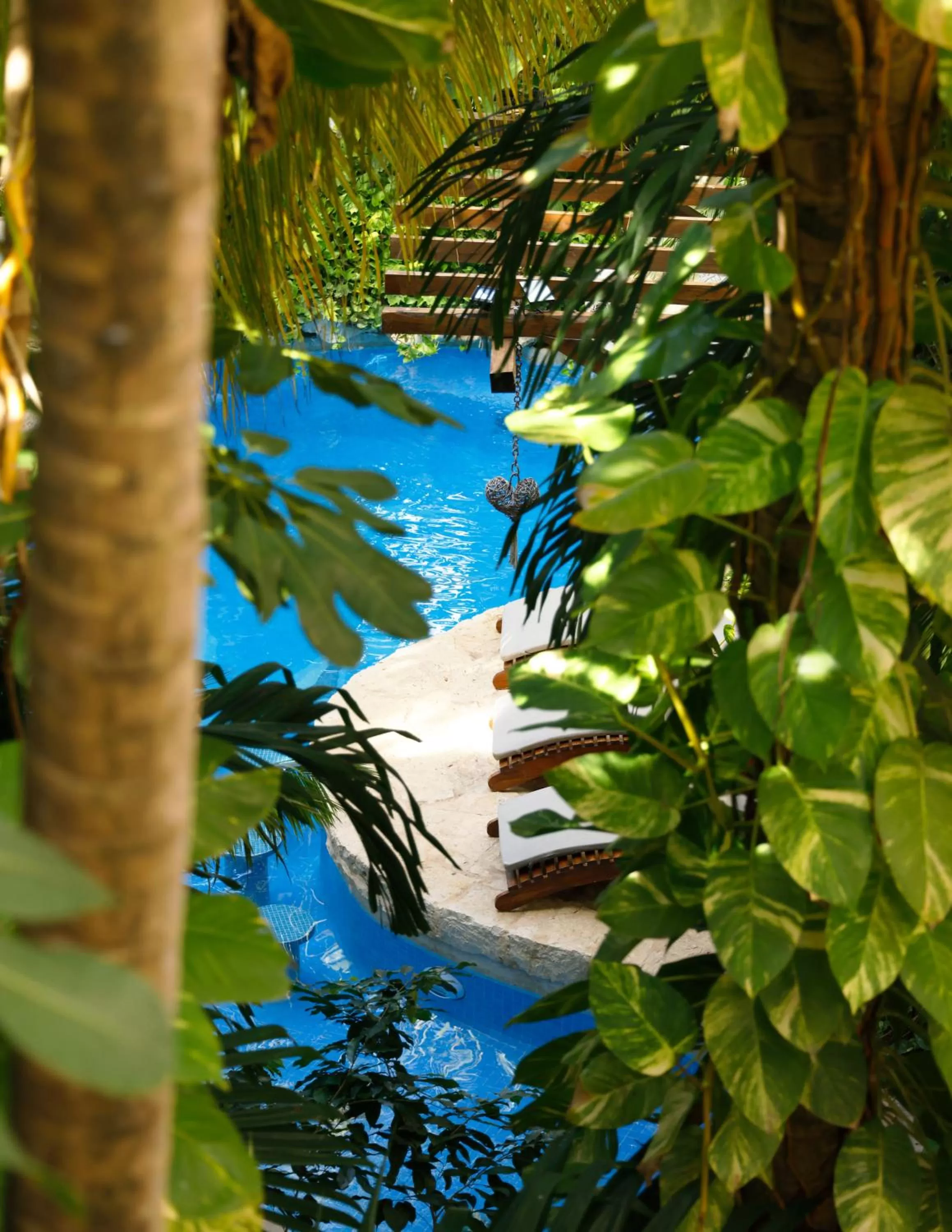 Garden view in Hotel Hulku