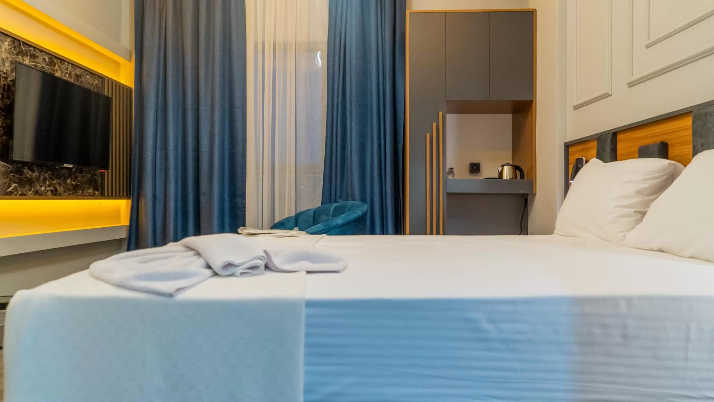 Bed in GRAND MOON HOTEL