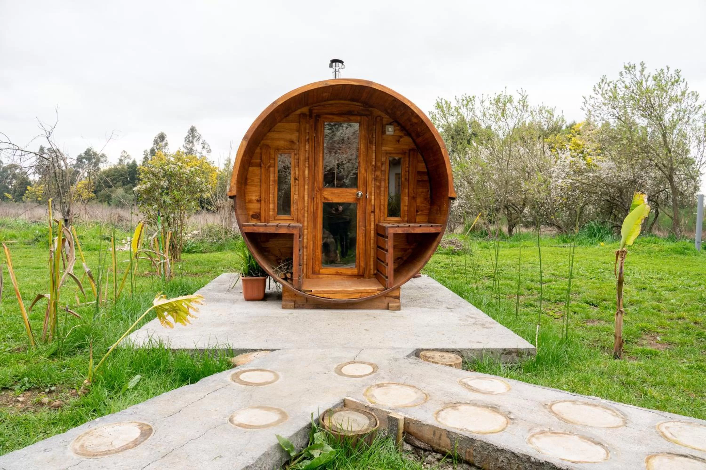 Patio in La Casa de Adobe Natural y Más