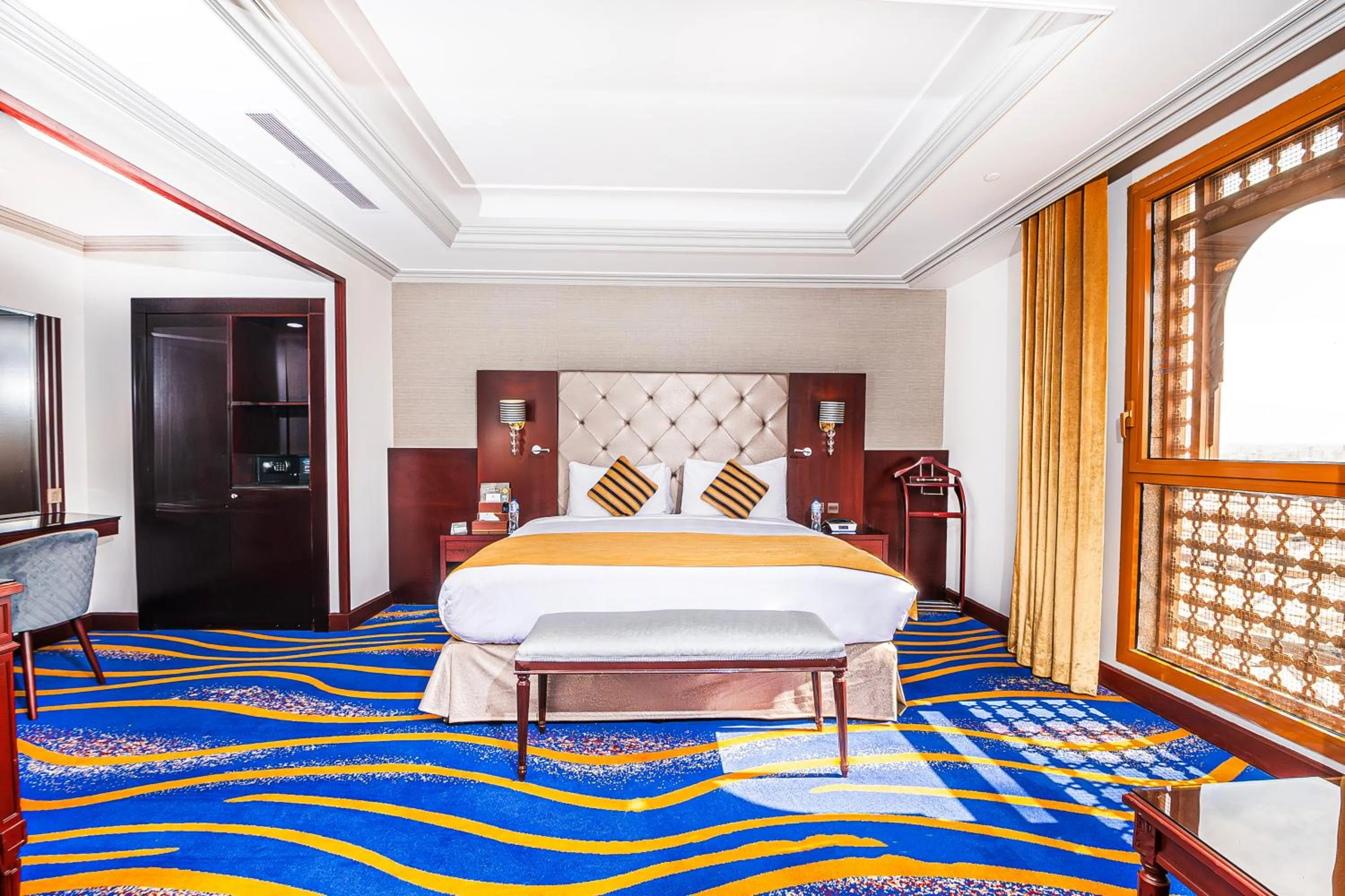 Bed in Dar Al Taqwa Hotel