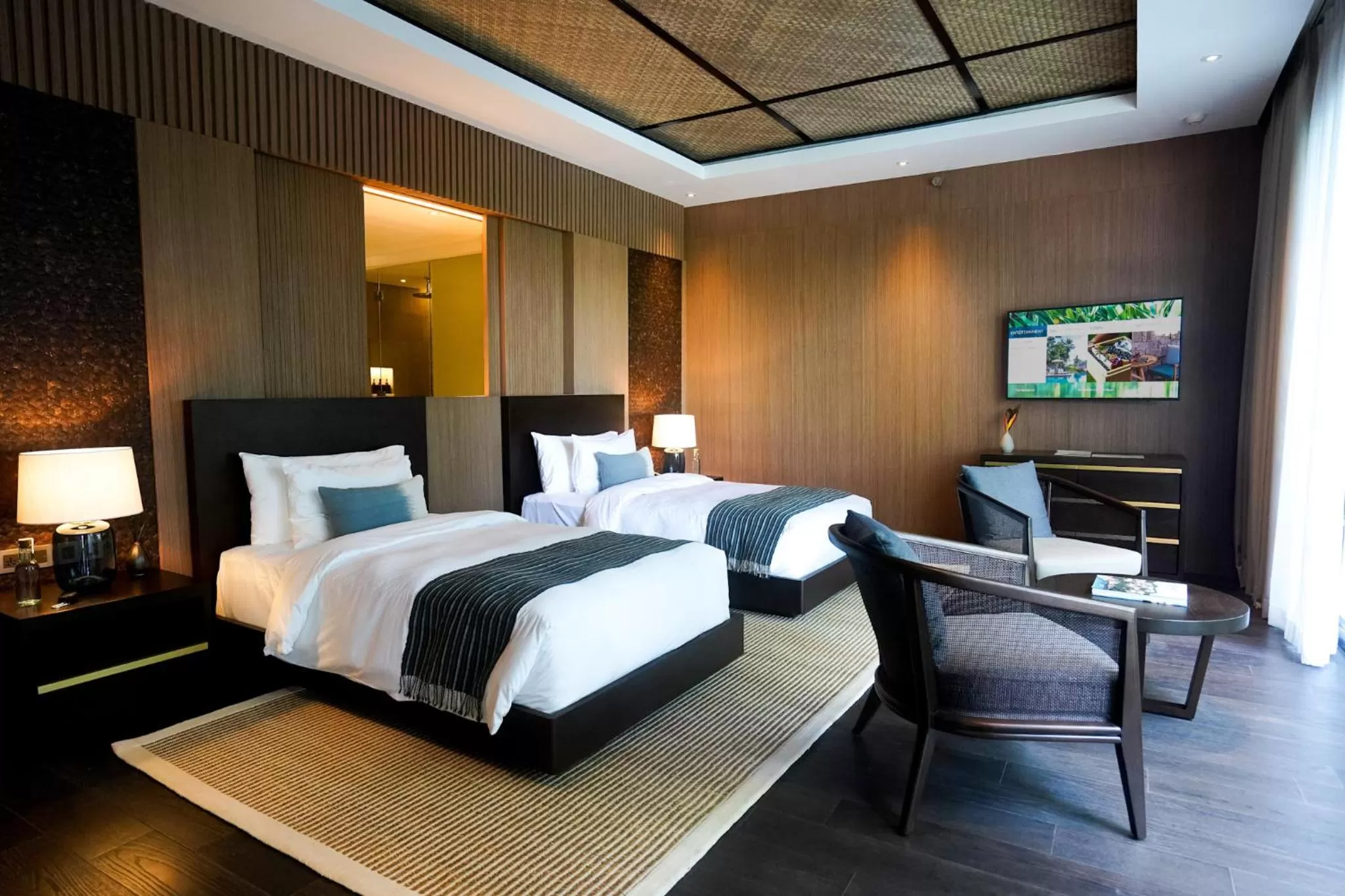 Bedroom, Bed in Nirjhara