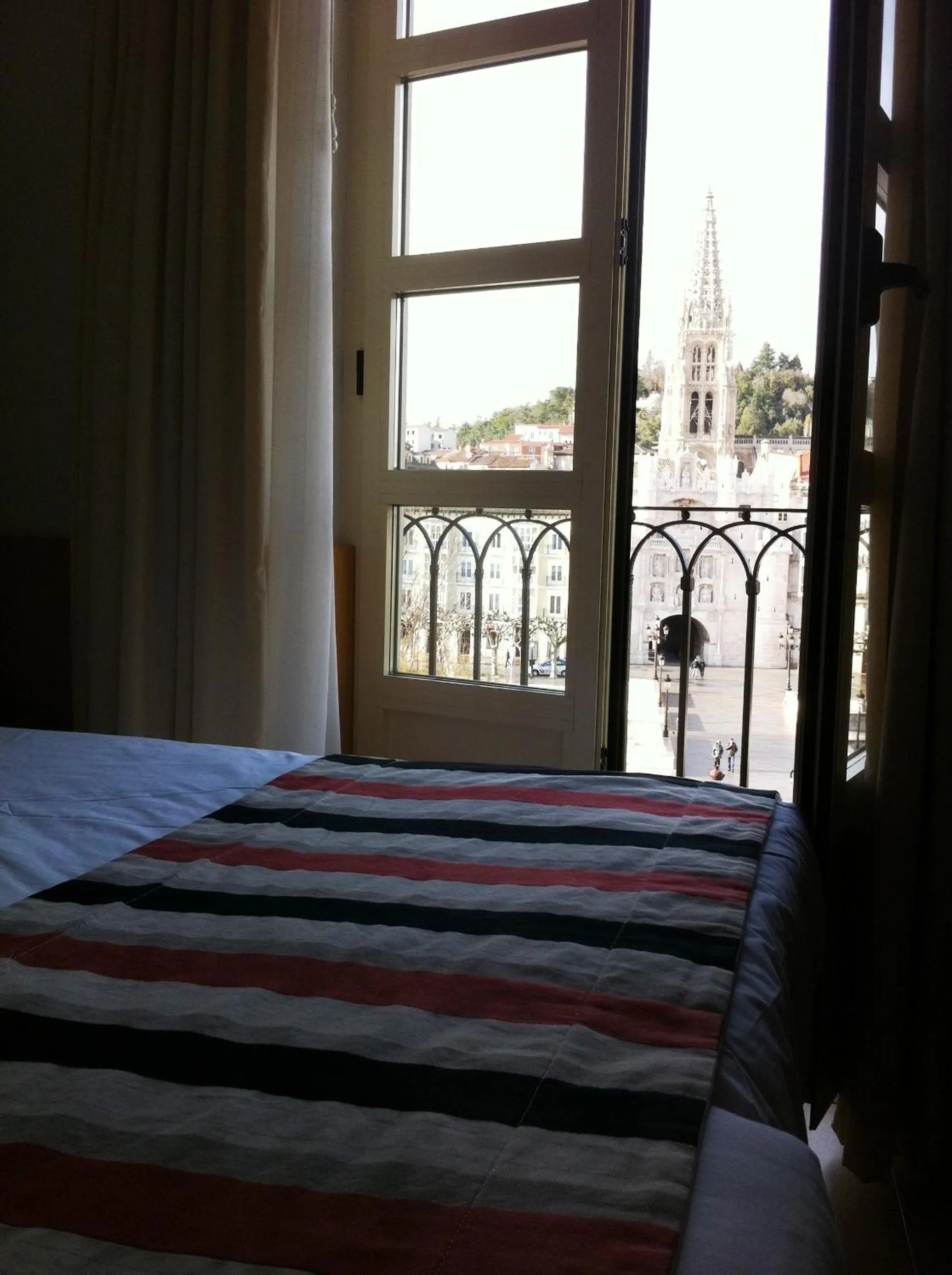 Bed in Hotel Vía Gótica