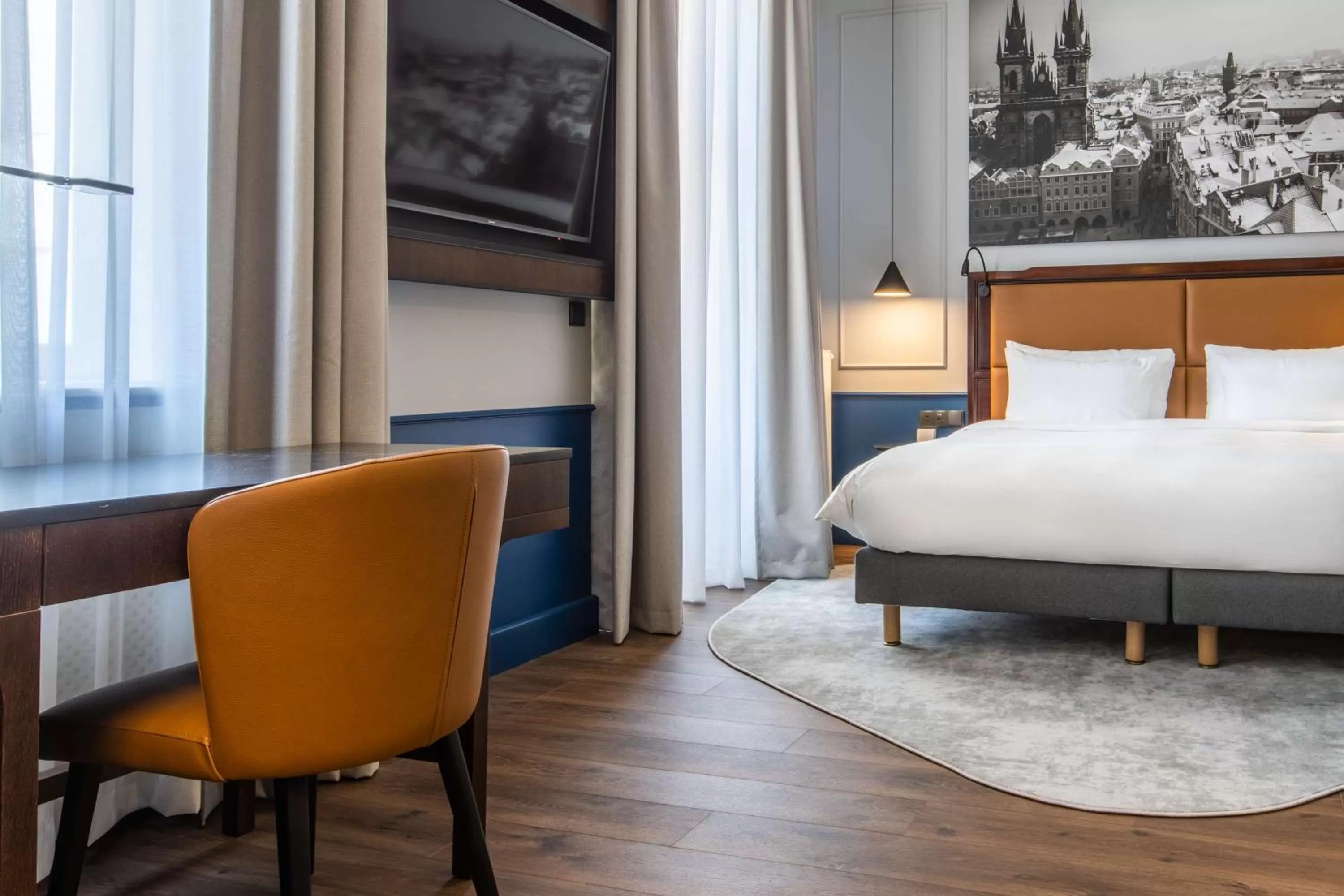 Photo of the whole room, Bed in Radisson Blu Hotel Prague