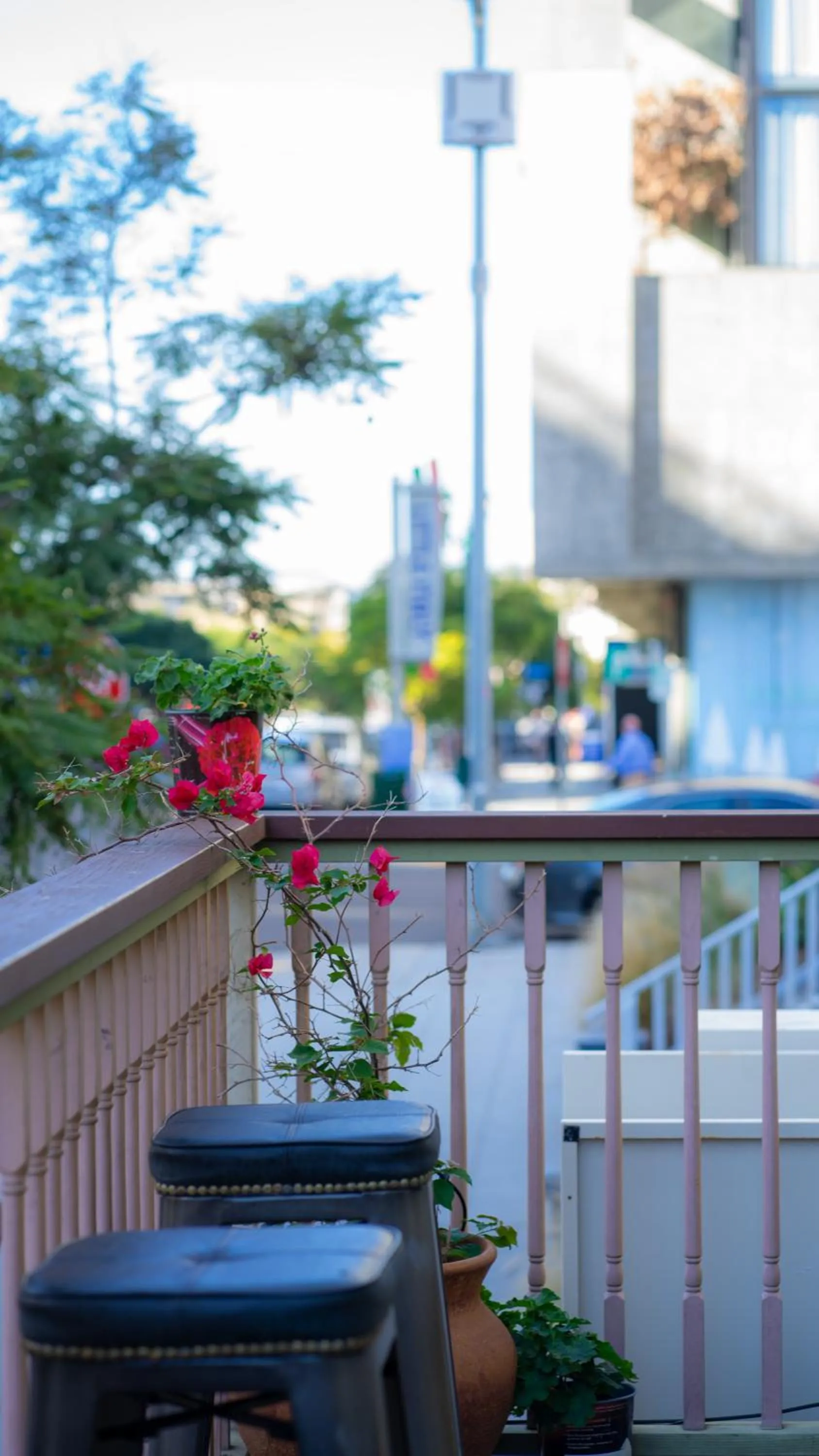 Patio in ITH San Diego Adventure Hostel