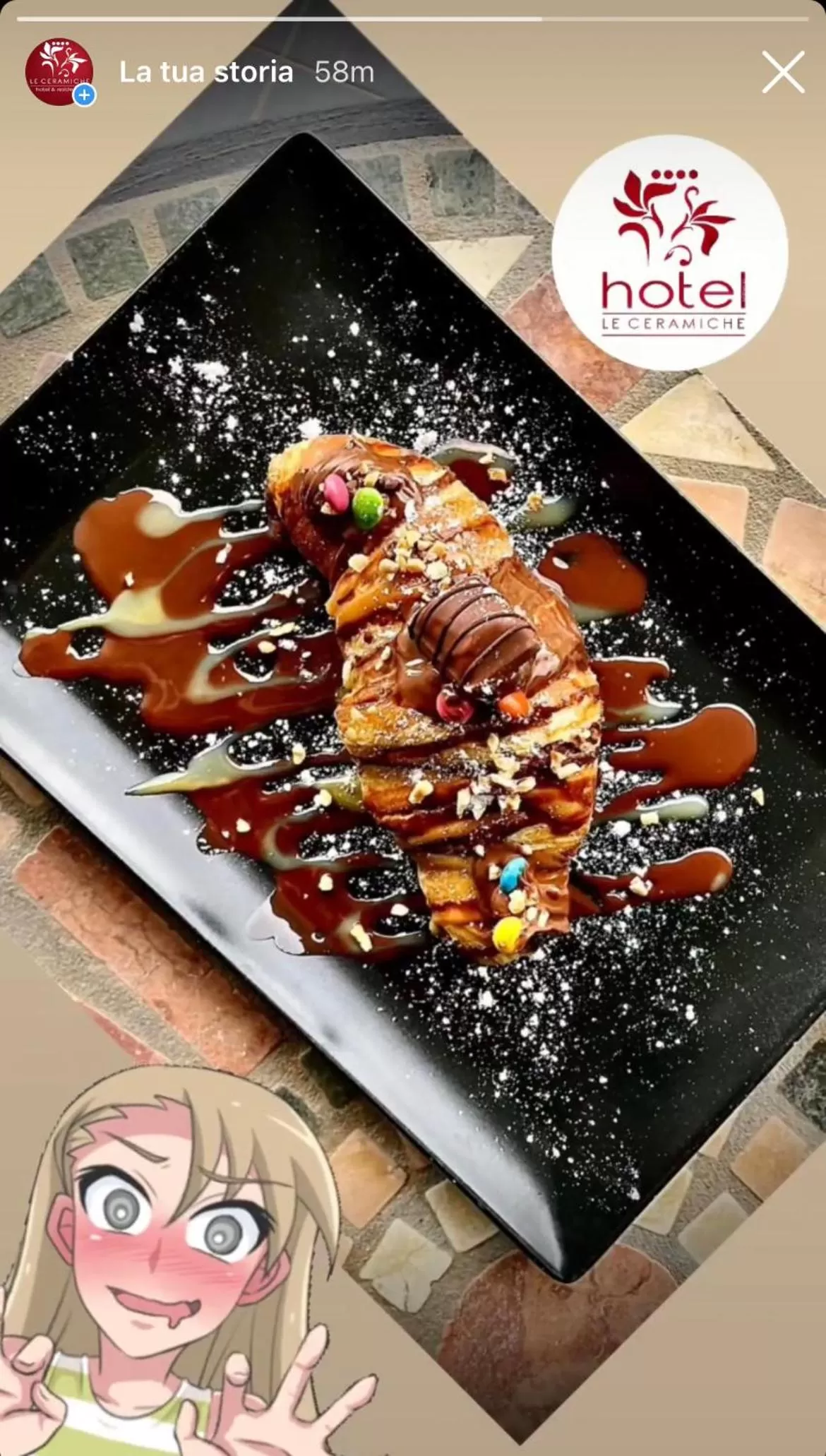 Food and drinks in Hotel Le Ceramiche