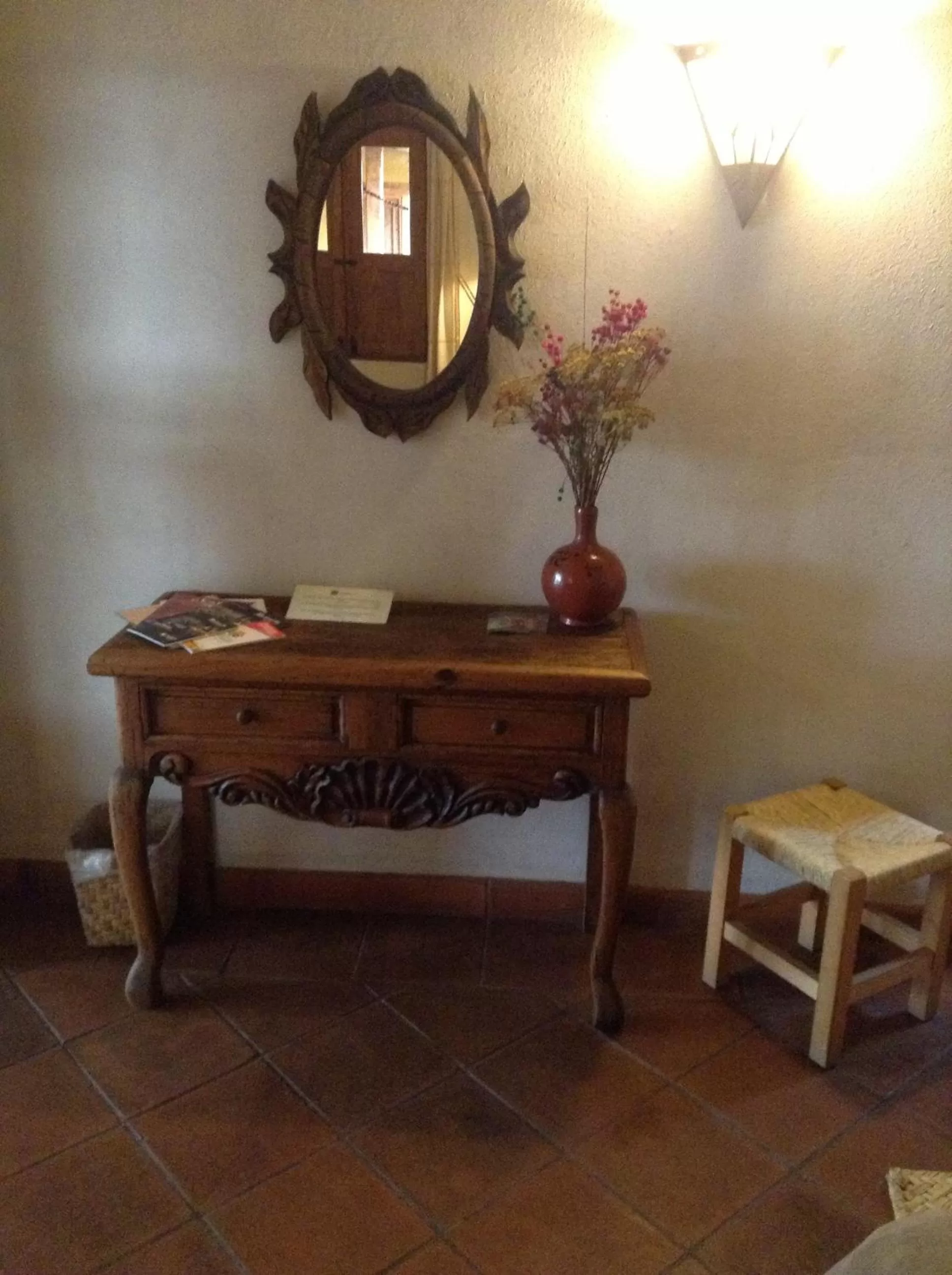 Decorative detail in Posada Yolihuani