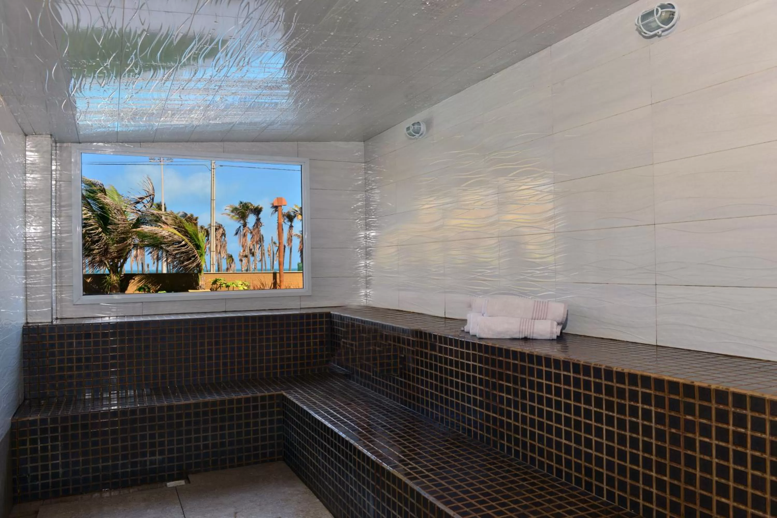 Sauna in Gran Mareiro Hotel