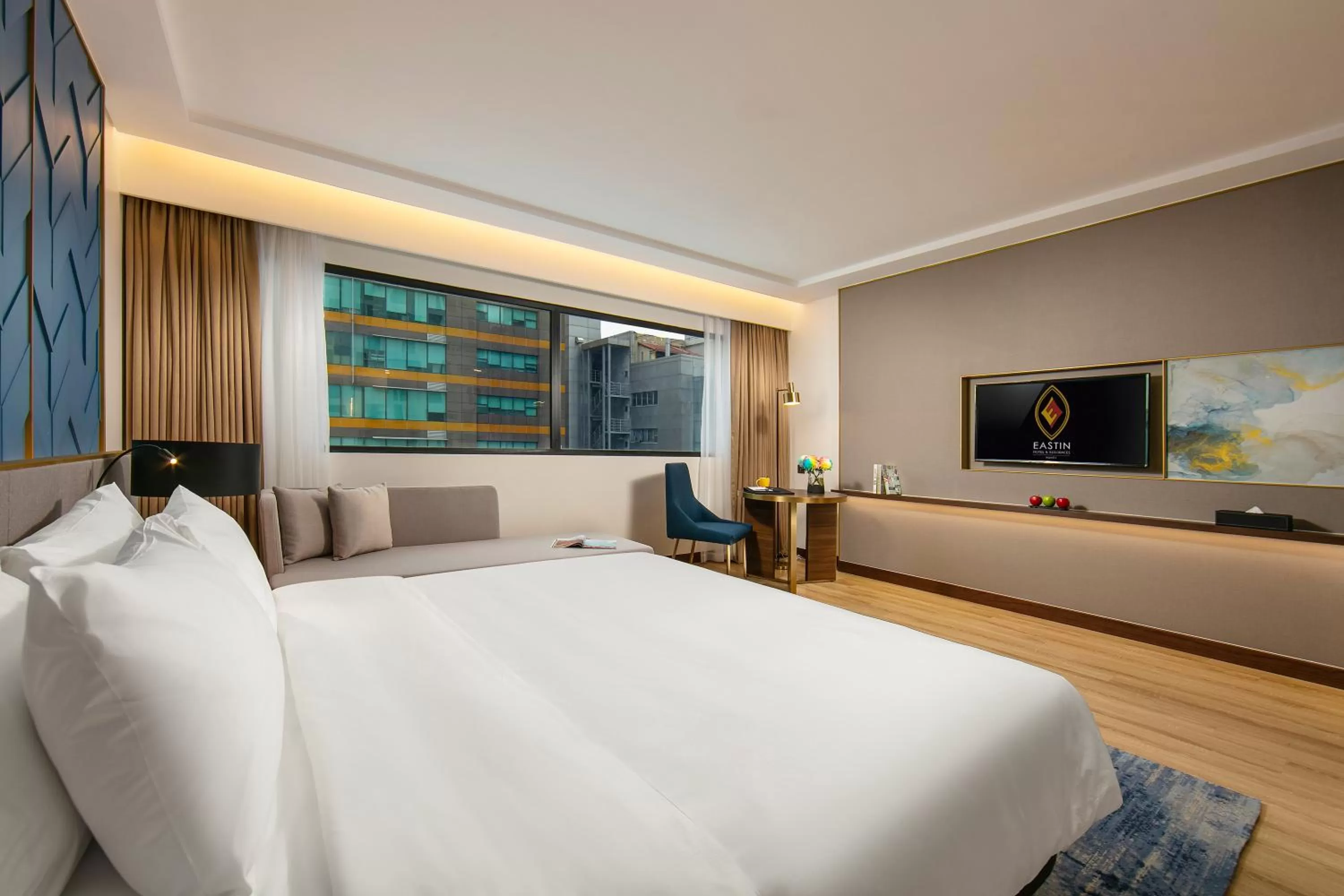 Bed in Eastin Hotel & Residences Hanoi
