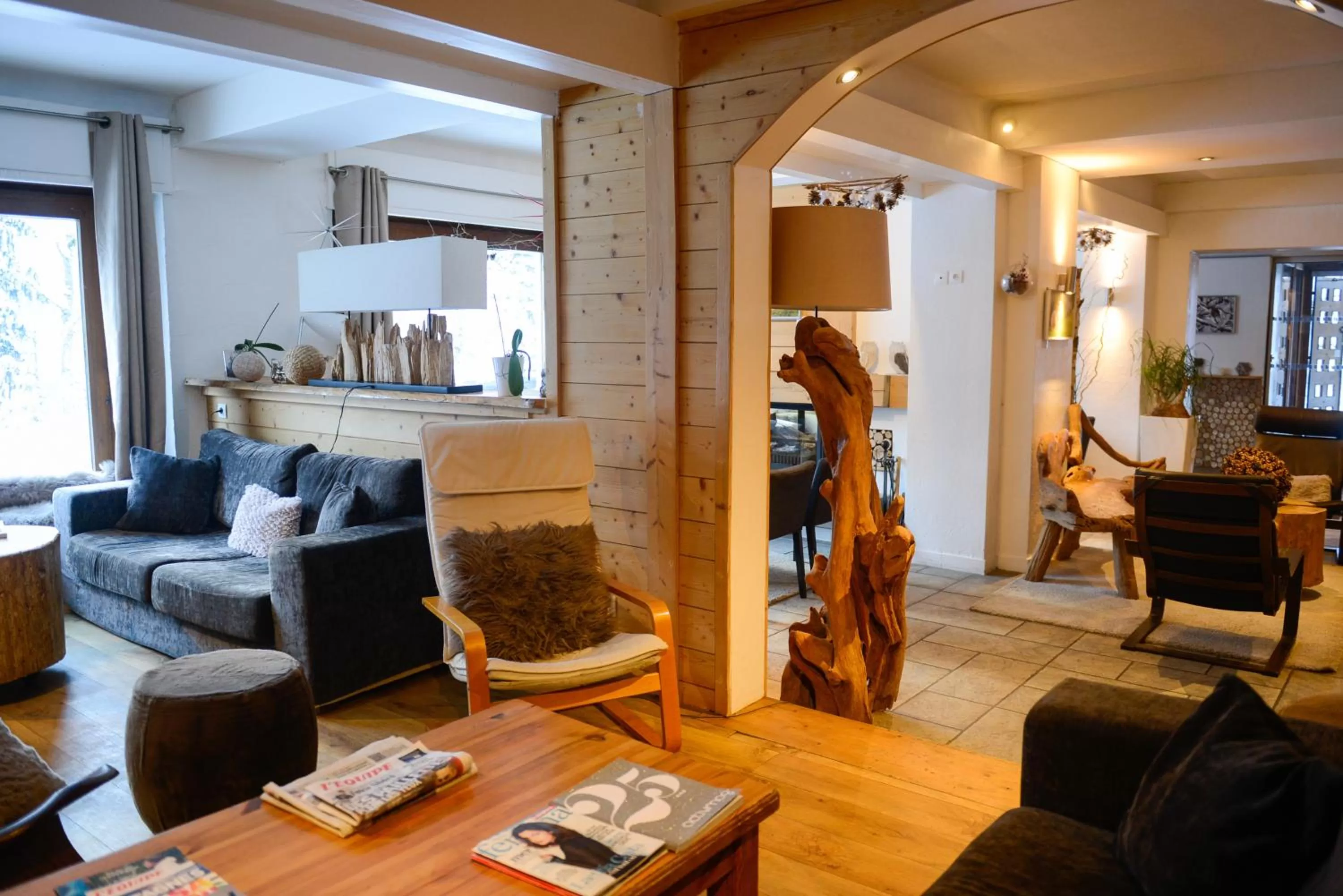 Seating area in Les Campanules