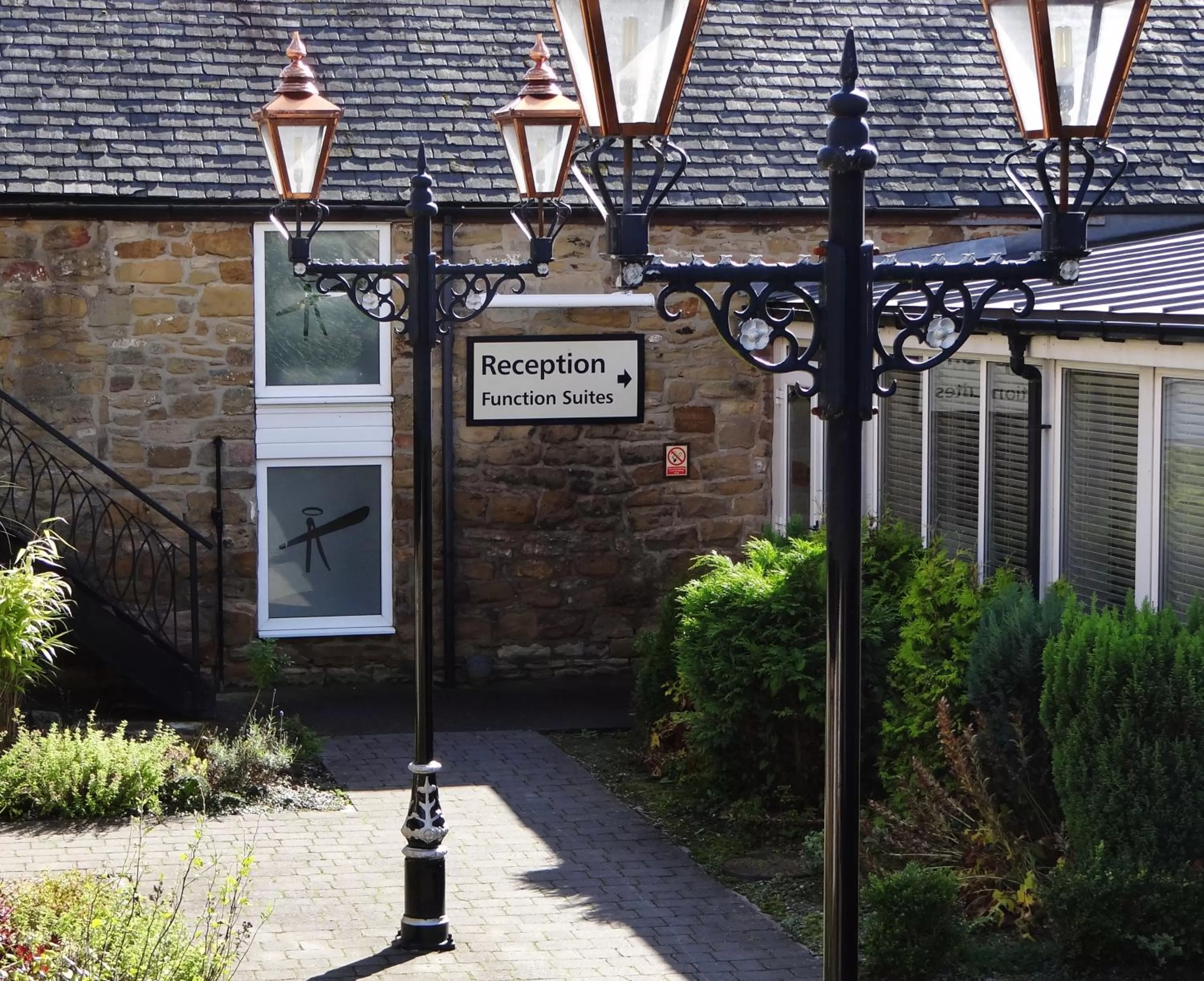 Facade/entrance in The Angel View Hotel