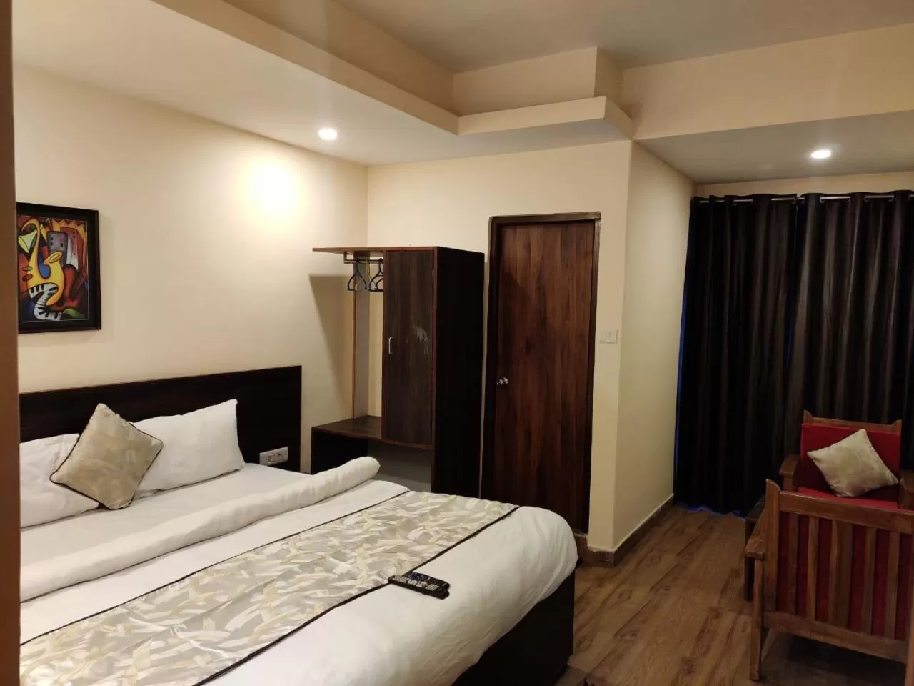 Bedroom, Bed in Hotel The Narayani Continental