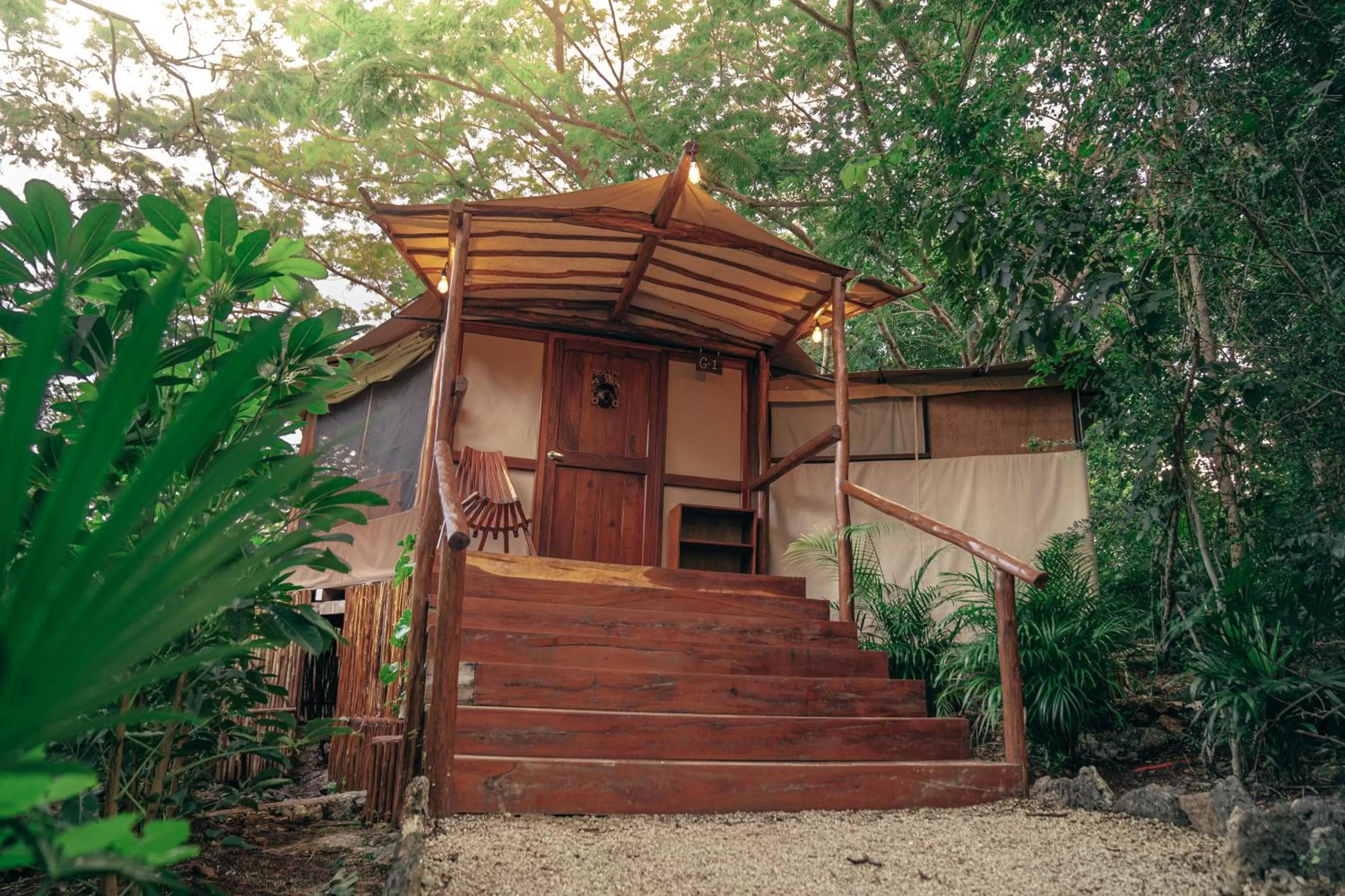 Property building in Destino Mío Mayan Jungle Retreat