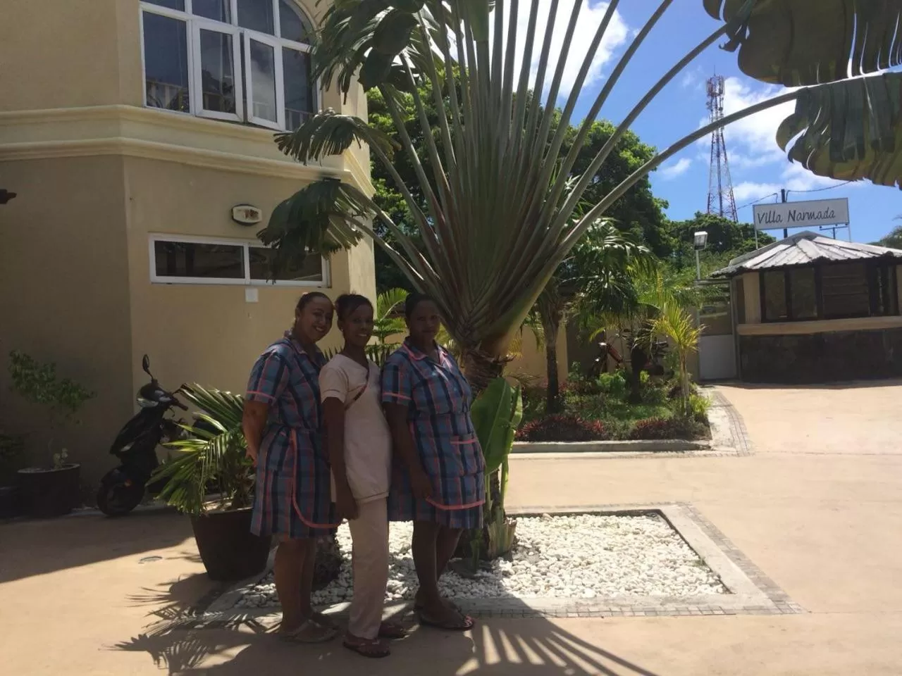 Staff in Villa Narmada