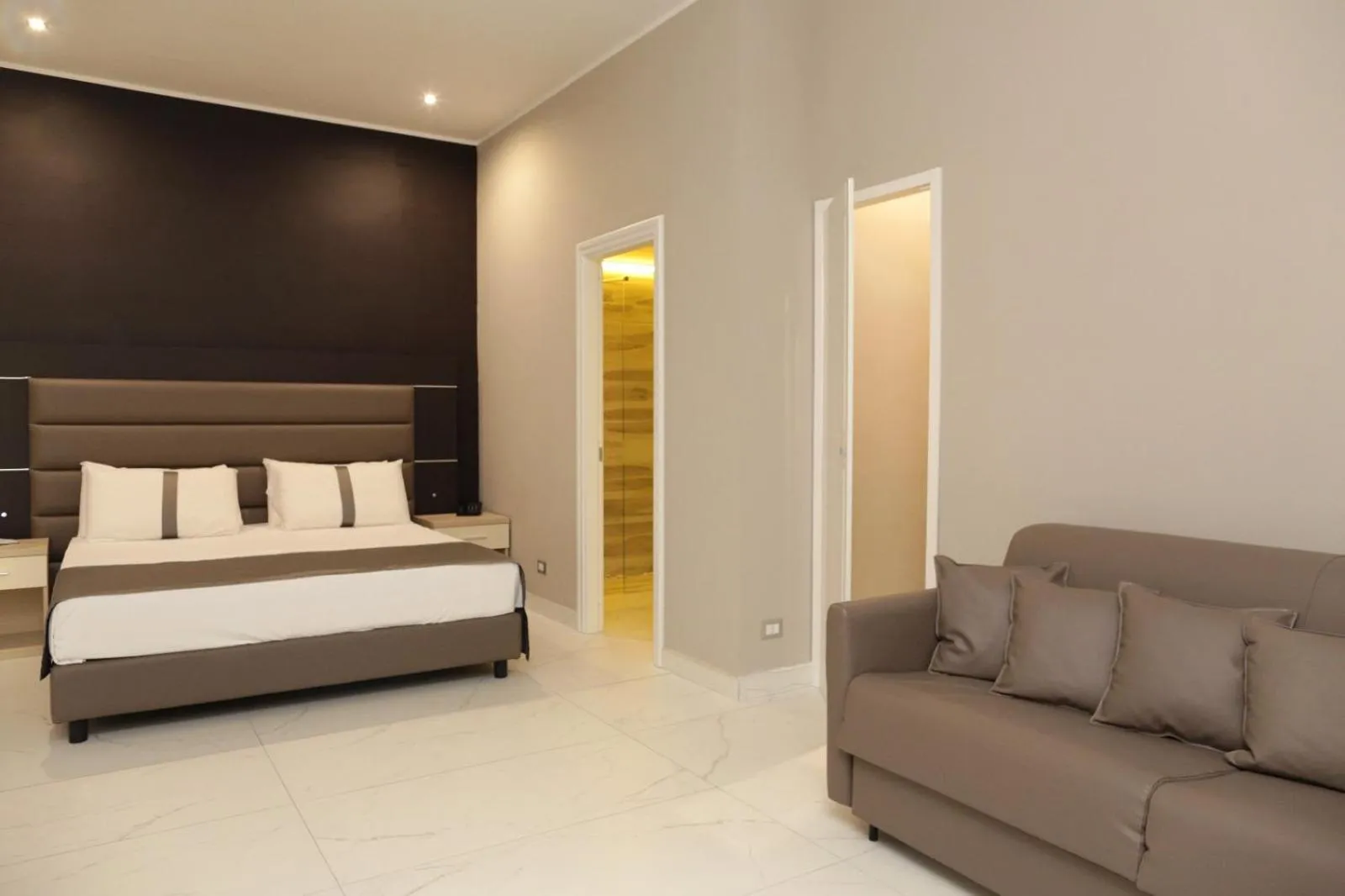 Bed in Hotel Vergilius Billia