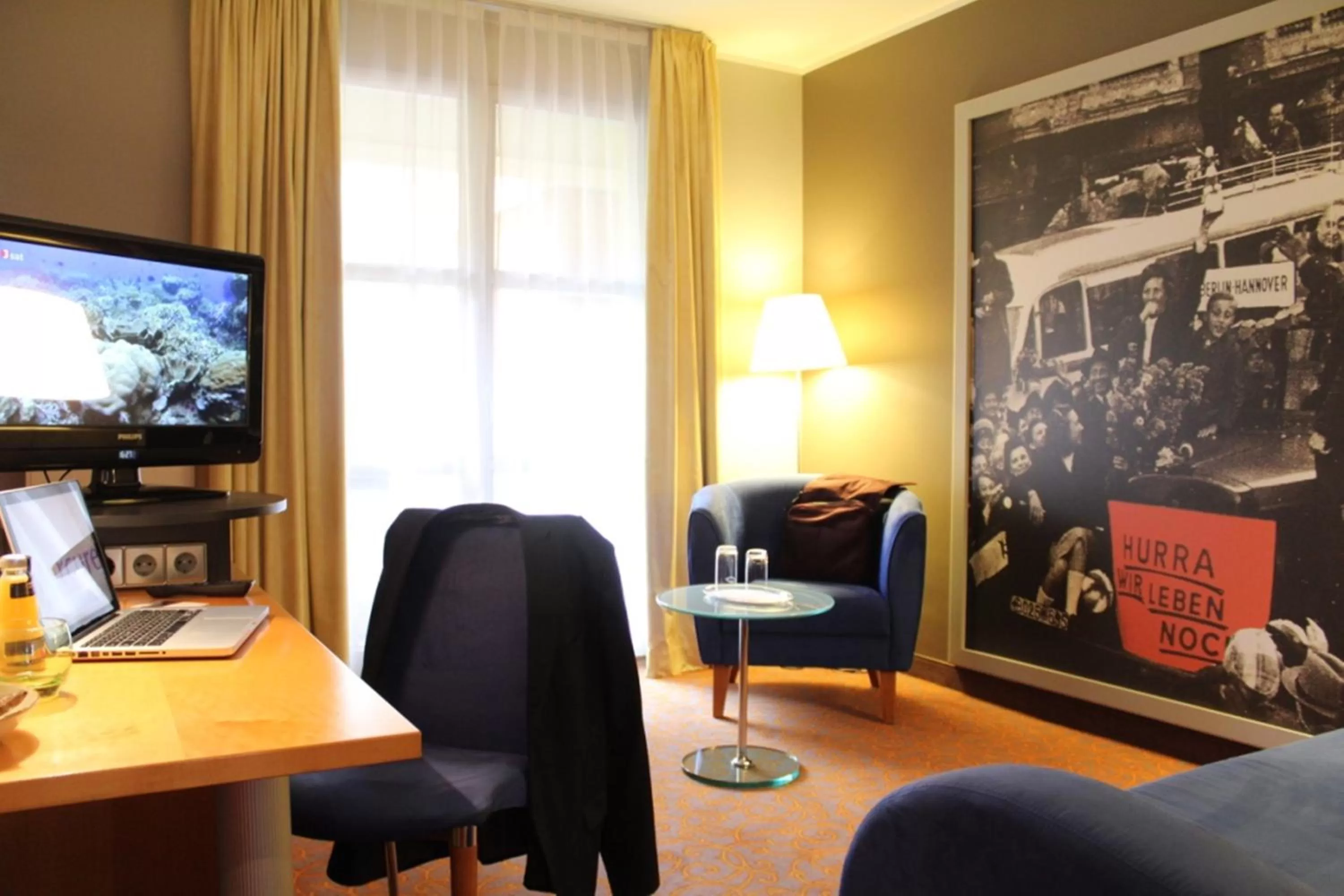 Living room in Mercure Hotel & Residenz Berlin Checkpoint Charlie