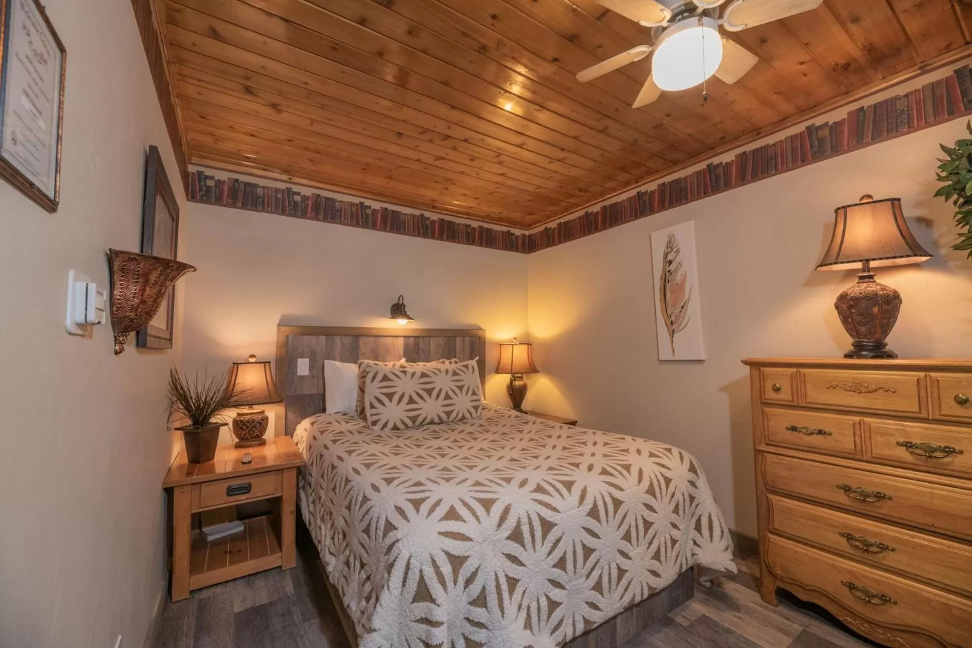 Bed in Black Forest Lodge