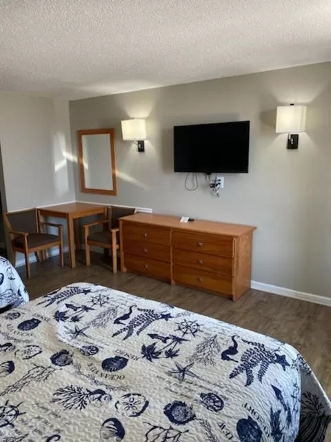 TV and multimedia, Bed in Oceanview Inn - Emerald Isle