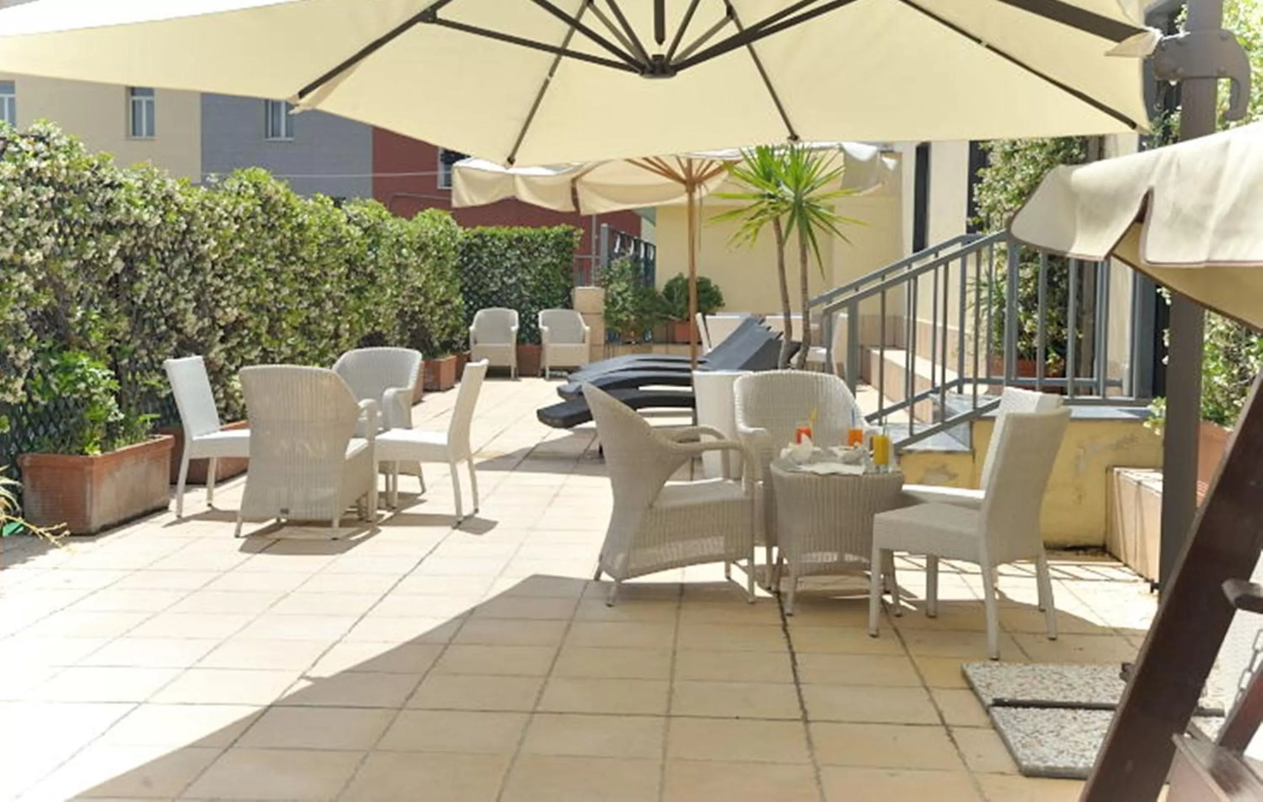 Garden in Magri's Hotel