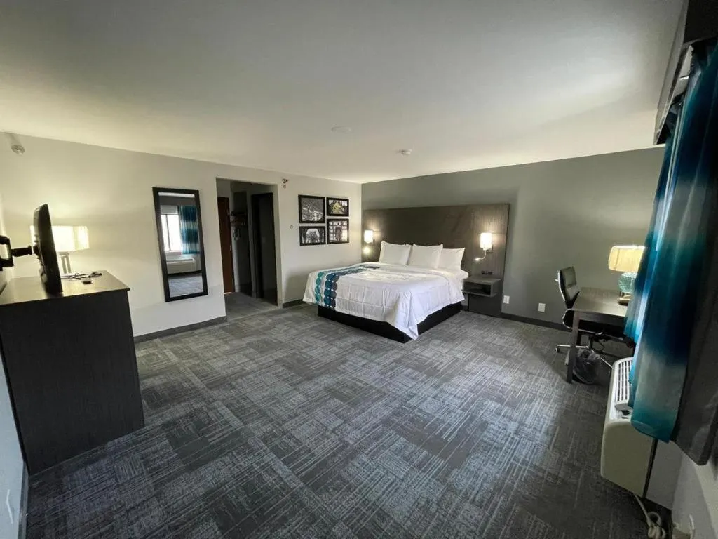 Bedroom, Bed in La Quinta Inn by Wyndham Indianapolis Airport Executive Dr