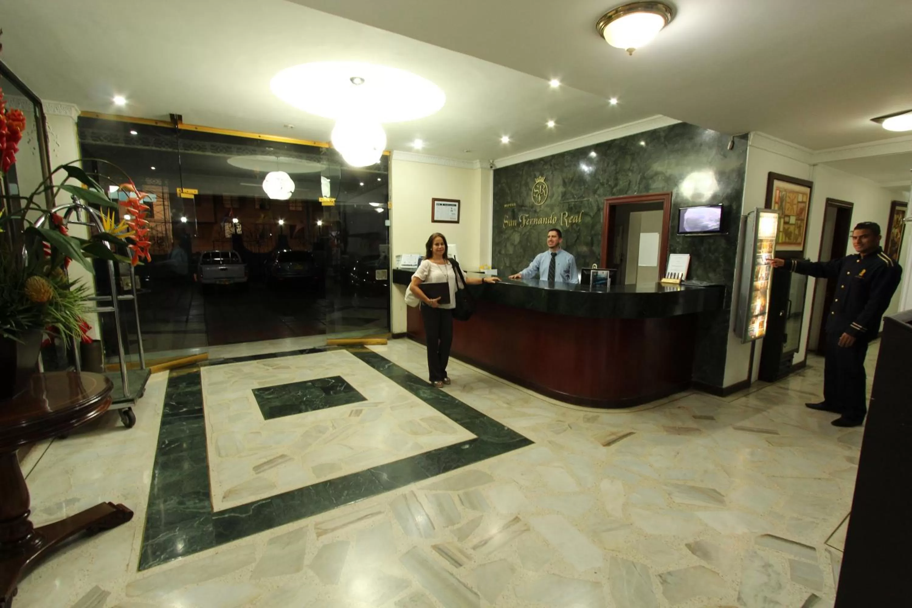Lobby or reception in Hotel San Fernando Real