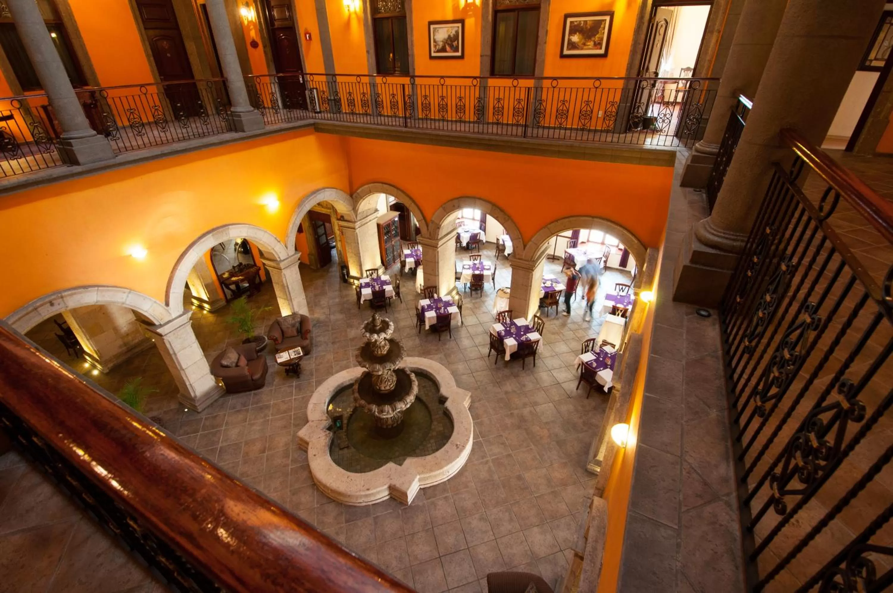 Patio in Hotel Morales Historical & Colonial Downtown Core