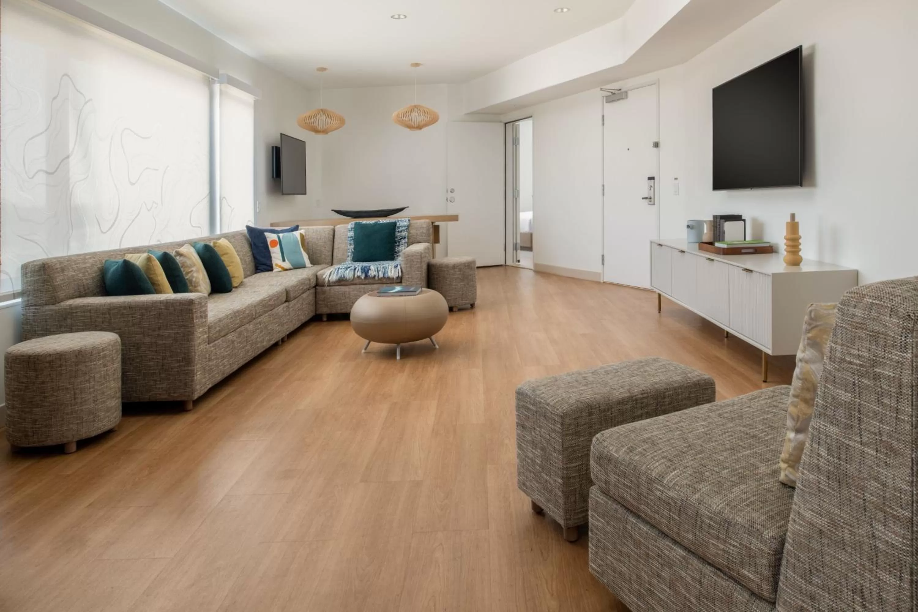 Living room in Element San Jose Milpitas