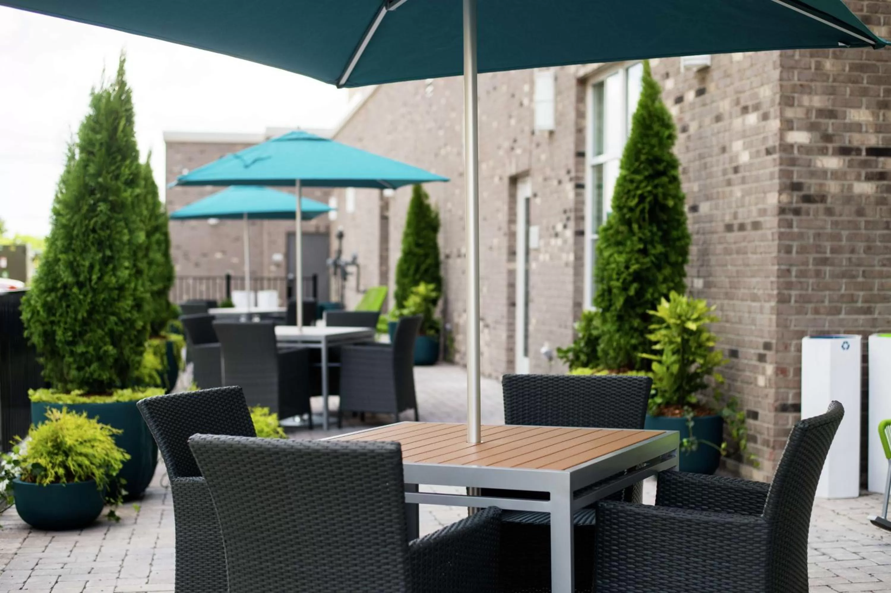 Patio in Hampton Inn & Suites by Hilton Nashville North Skyline