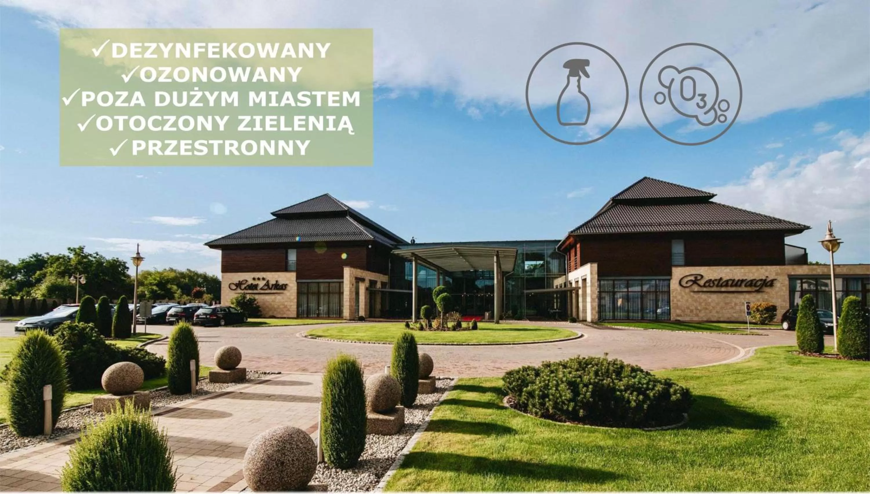 Property building in Hotel Arkas