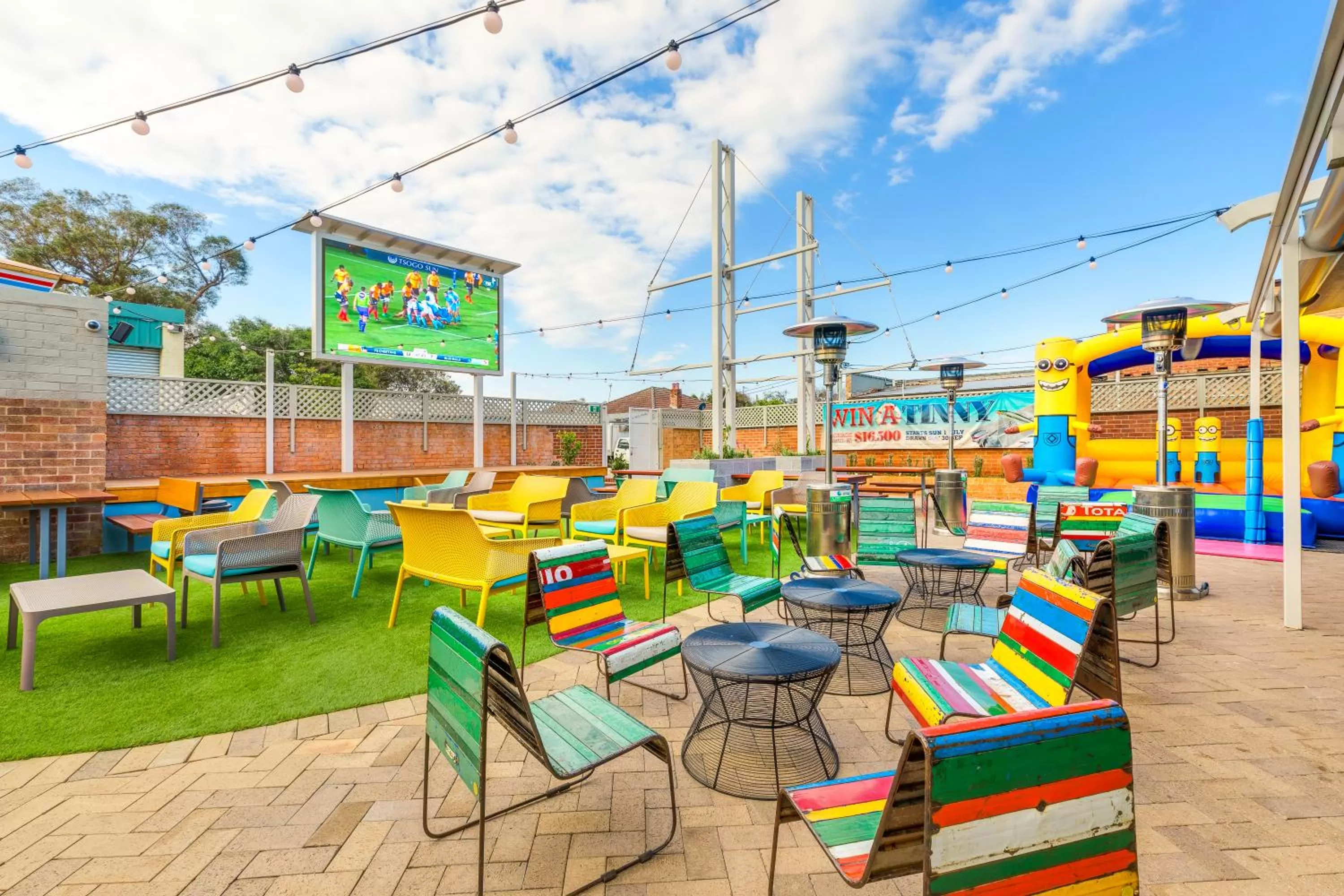 Patio in Nightcap at Ocean Beach Hotel
